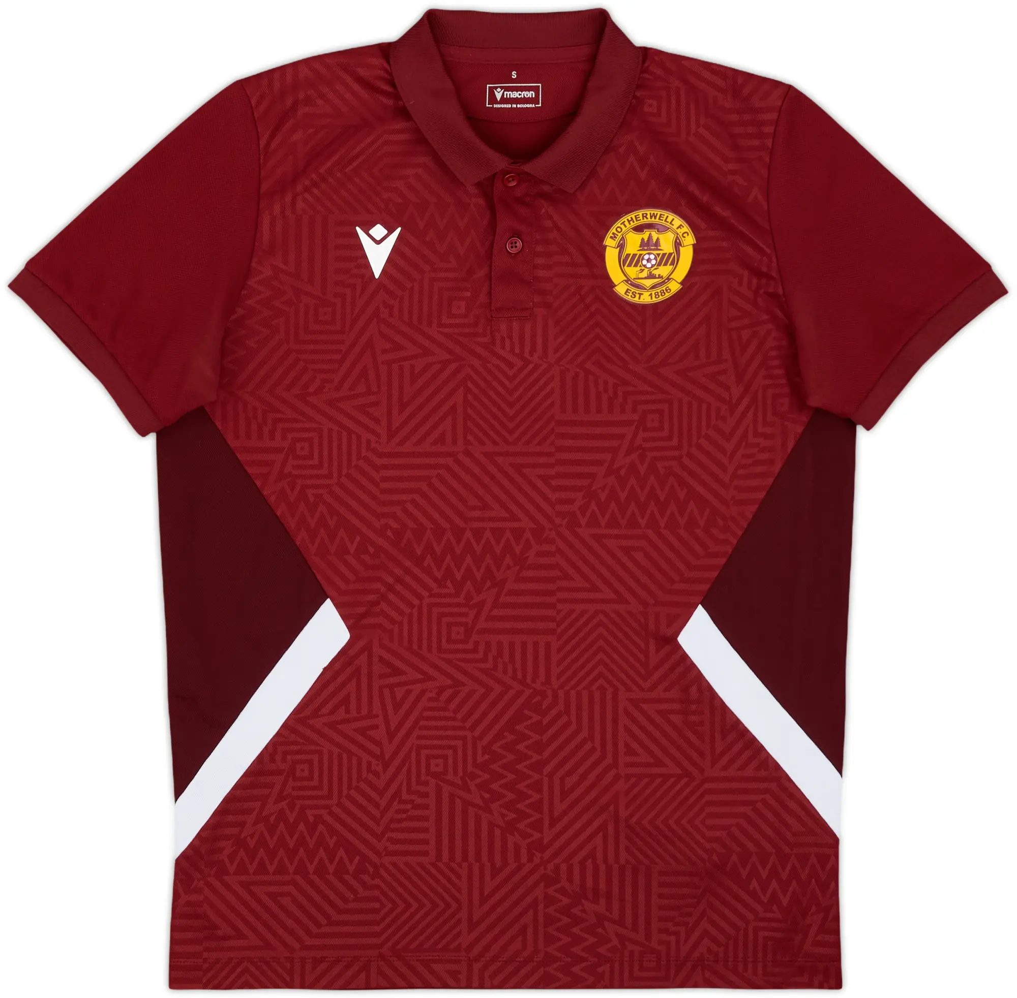 2021-22 Motherwell Macron Training Polo - 8/10 - (S)