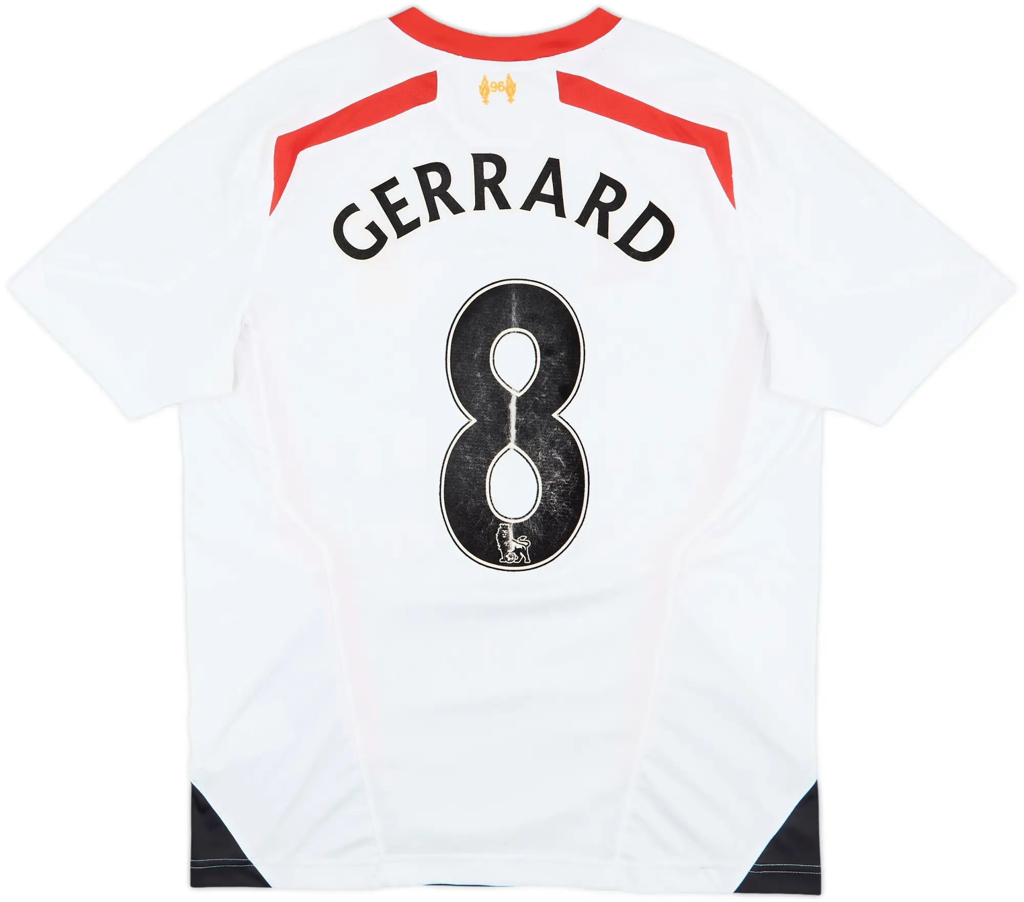 2013-14 Liverpool Away Shirt Gerrard #8 - 5/10 - (L)