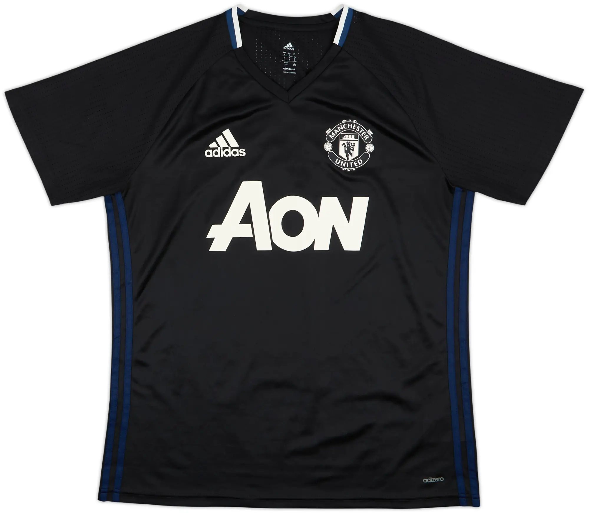 2016-17 Manchester United adizero Training Shirt - 8/10 - (L)
