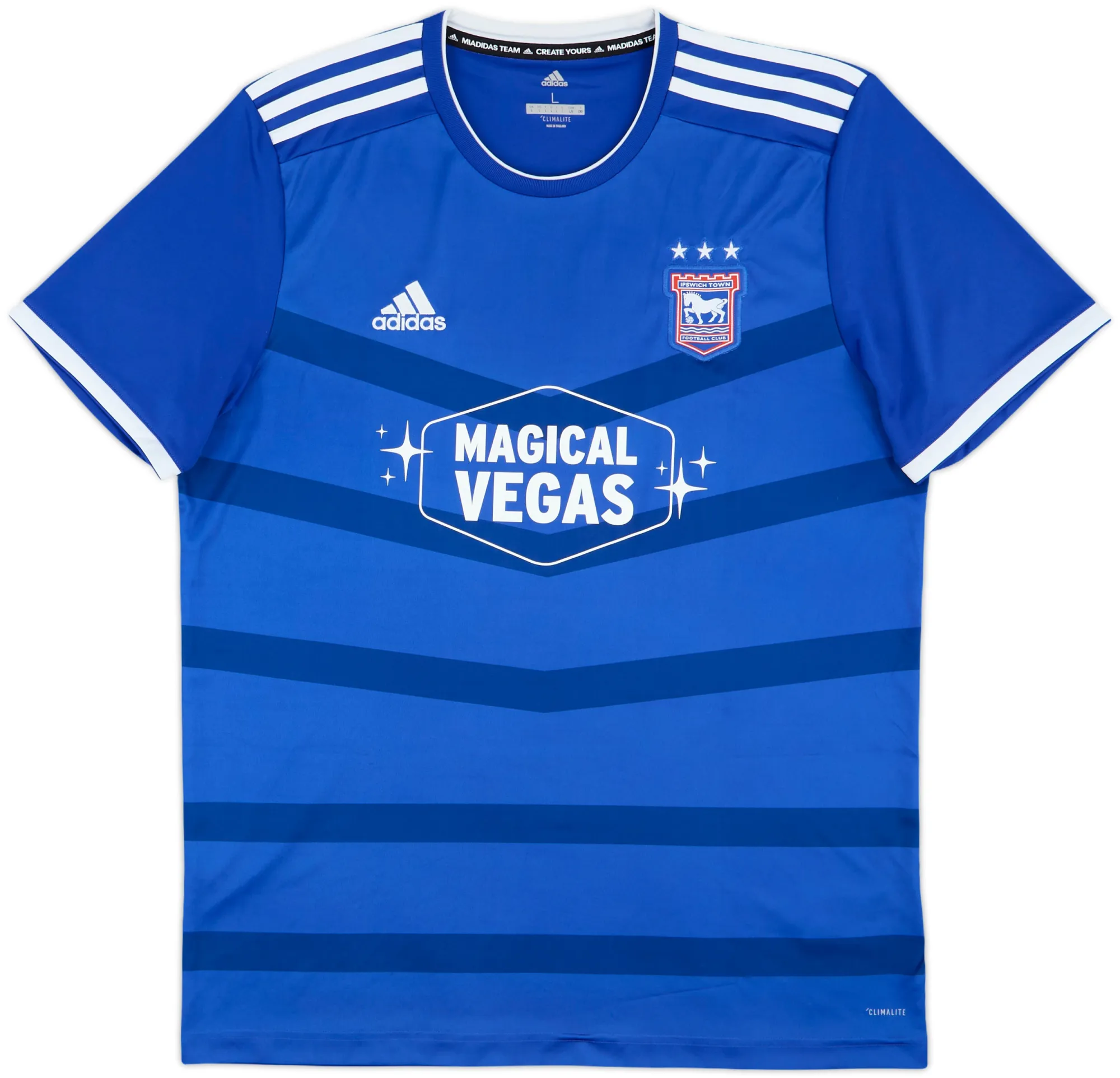 adidas Ipswich Town Mens SS Home Shirt 2019/20