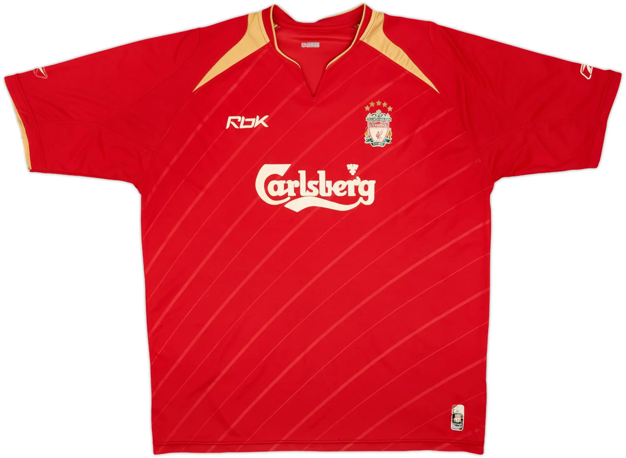2005-06 Liverpool CL Home Shirt - 5/10 - (XL)