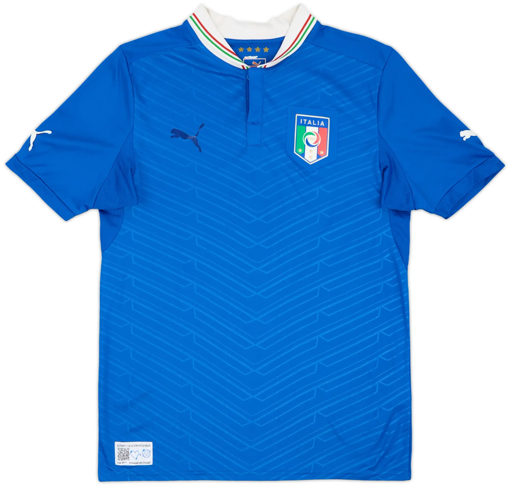 2012-13 Italy Home Shirt - 4/10 - (M)