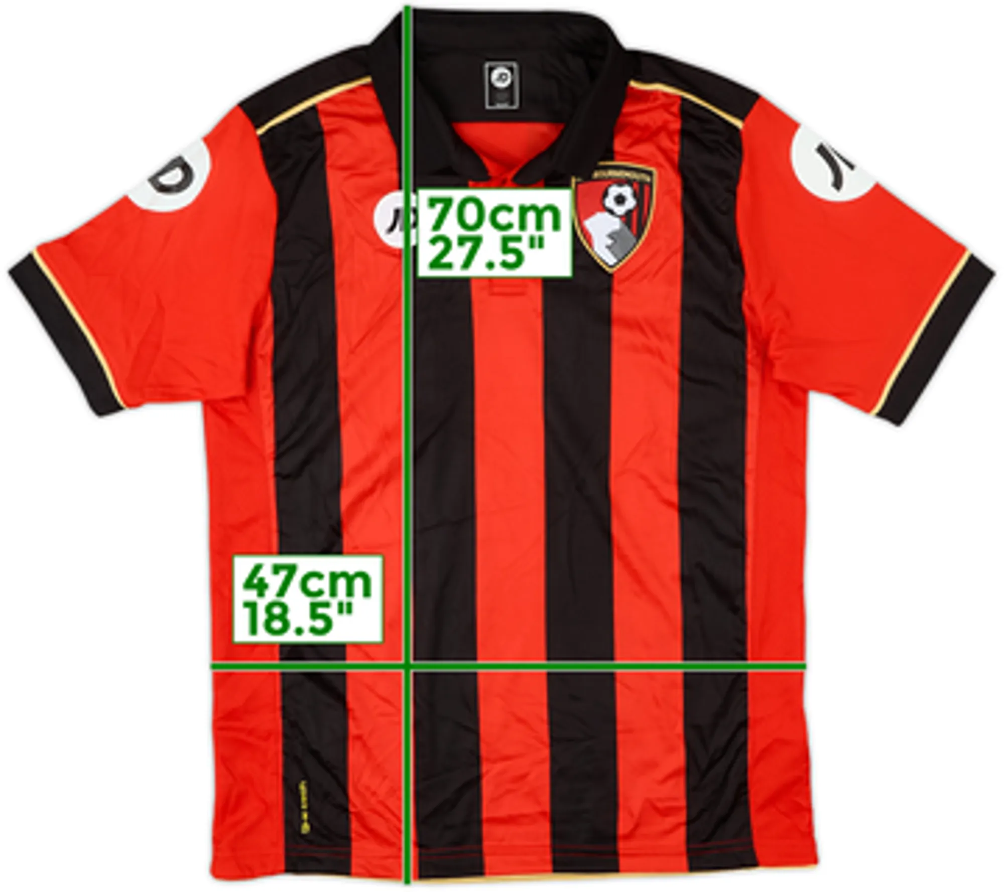 Home Bournemouth Mens SS Home Shirt 2016/17