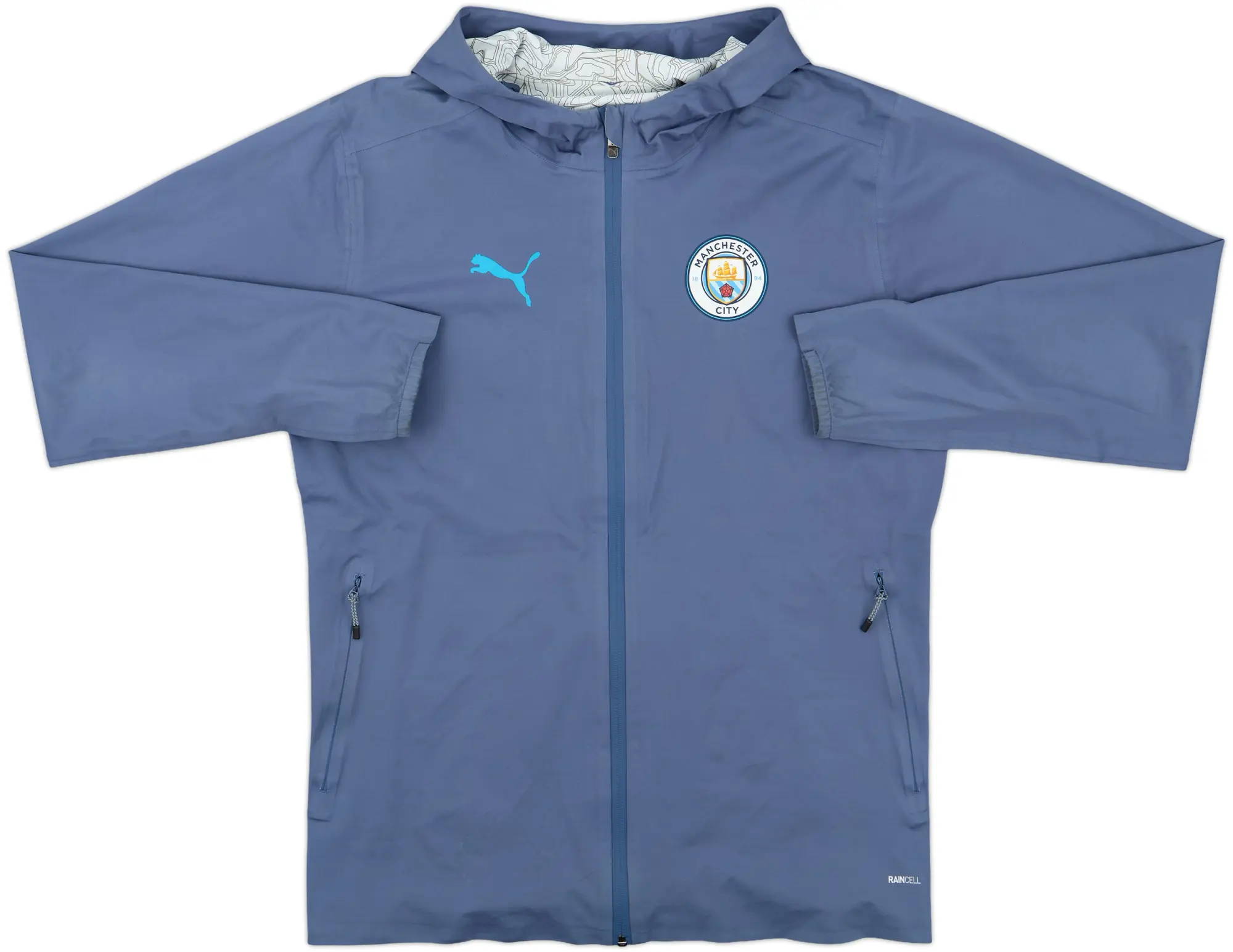 2024-25 Manchester City Hooded Rain Jacket - 10/10 - (M)