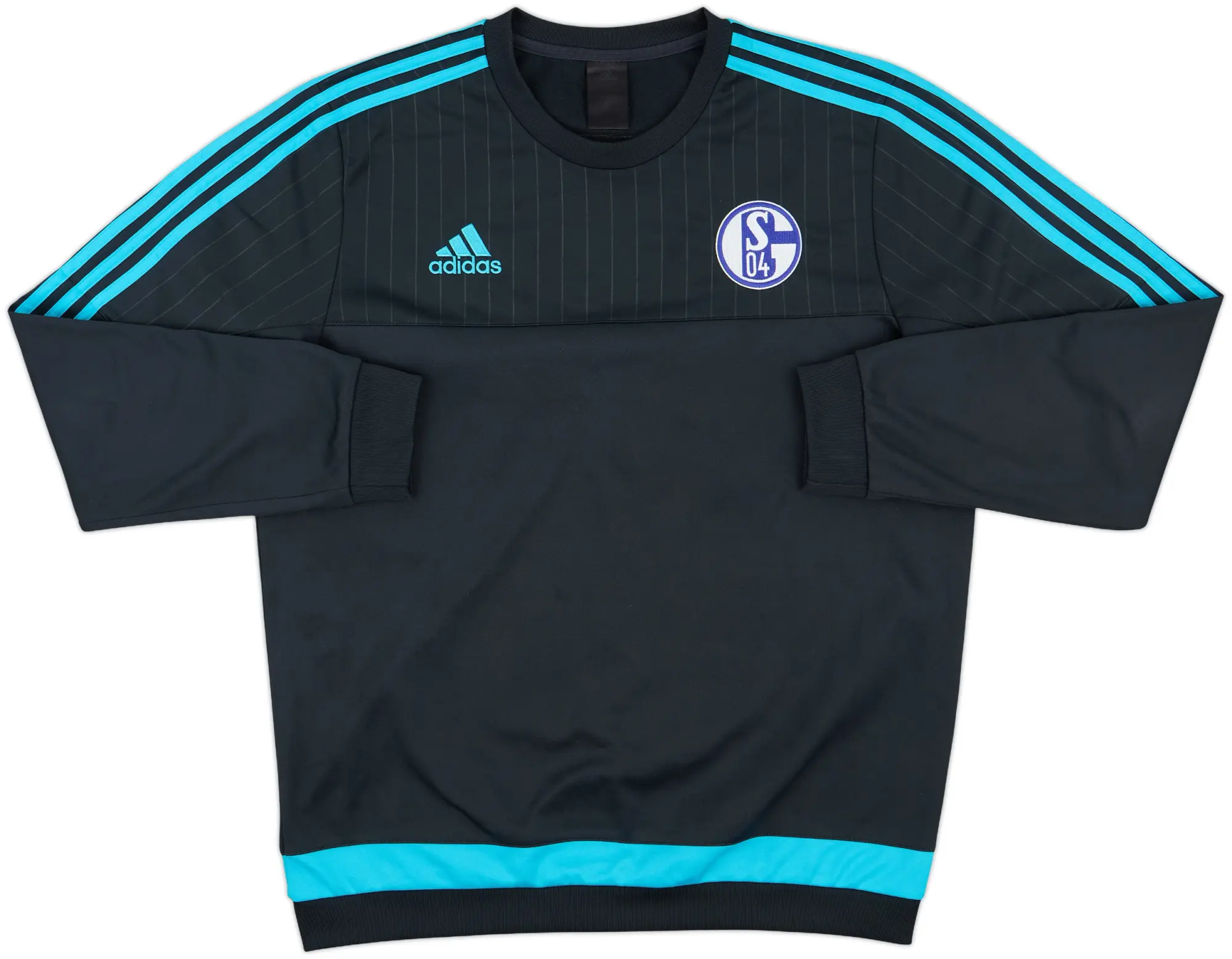 2015-16 Schalke adidas Sweat Top - 9/10 - (L)