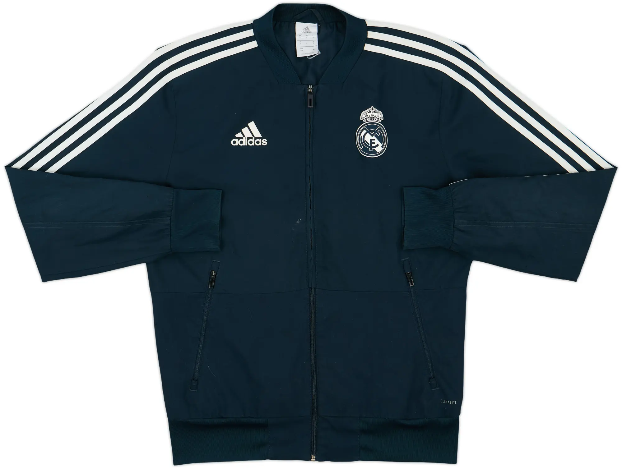 2018-19 Real Madrid adidas Track Jacket - 9/10 - (S)