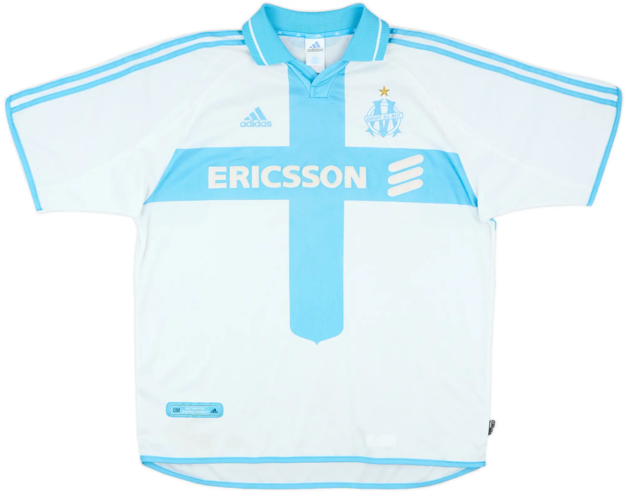 2000-01 Olympique Marseille Home Shirt - 6/10 - (XL)