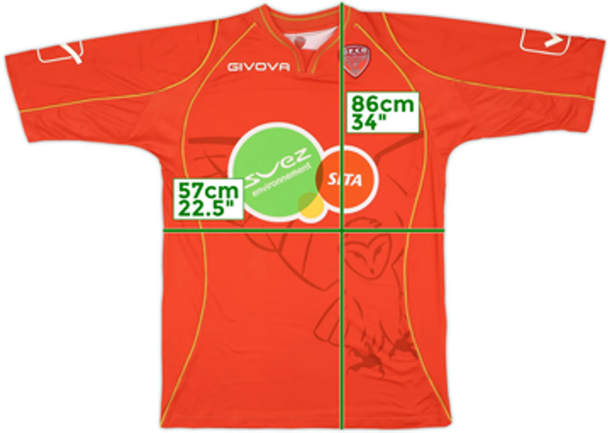 Training Dijon FCO Mens SS Home Shirt 2010/11