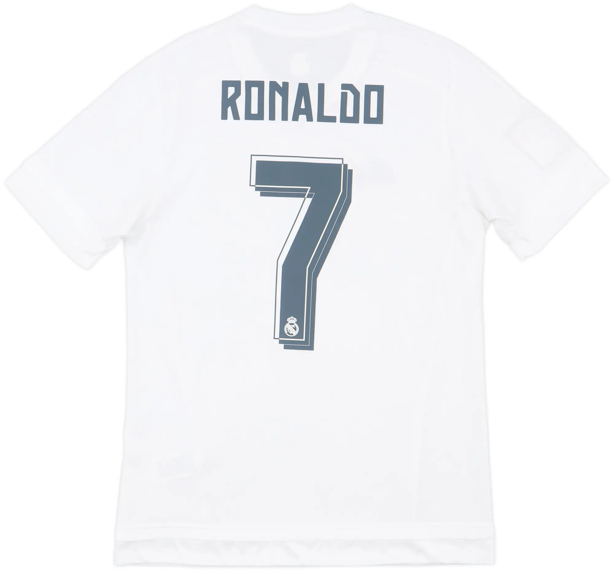 2015-16 Real Madrid Home Shirt Ronaldo #7 - 8/10 - (M)