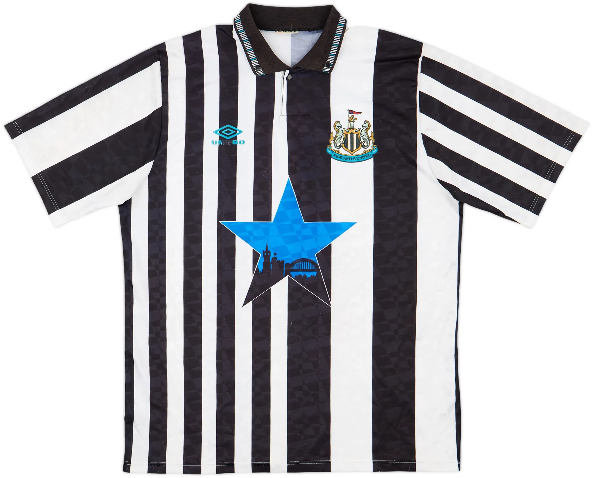 Umbro Newcastle United Mens SS Home Shirt 1991/93