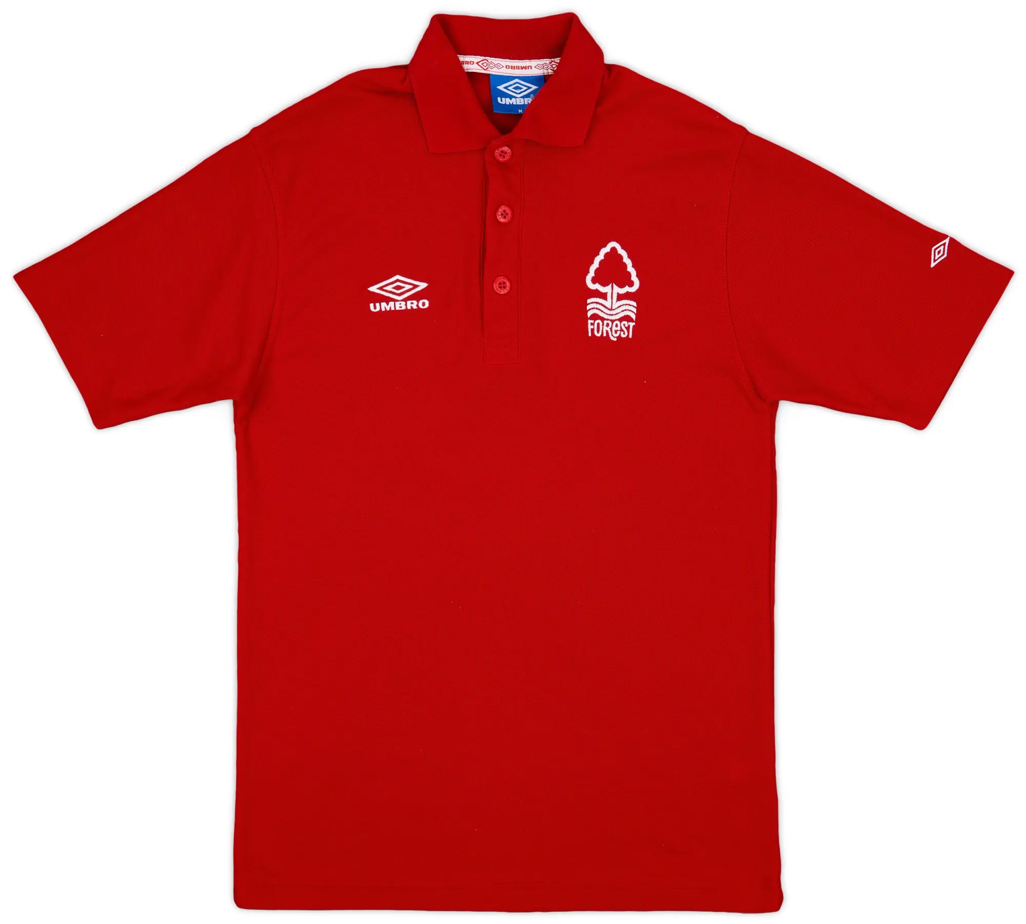 1996-97 Nottingham Forest Umbro Polo Shirt - 9/10 - (M)