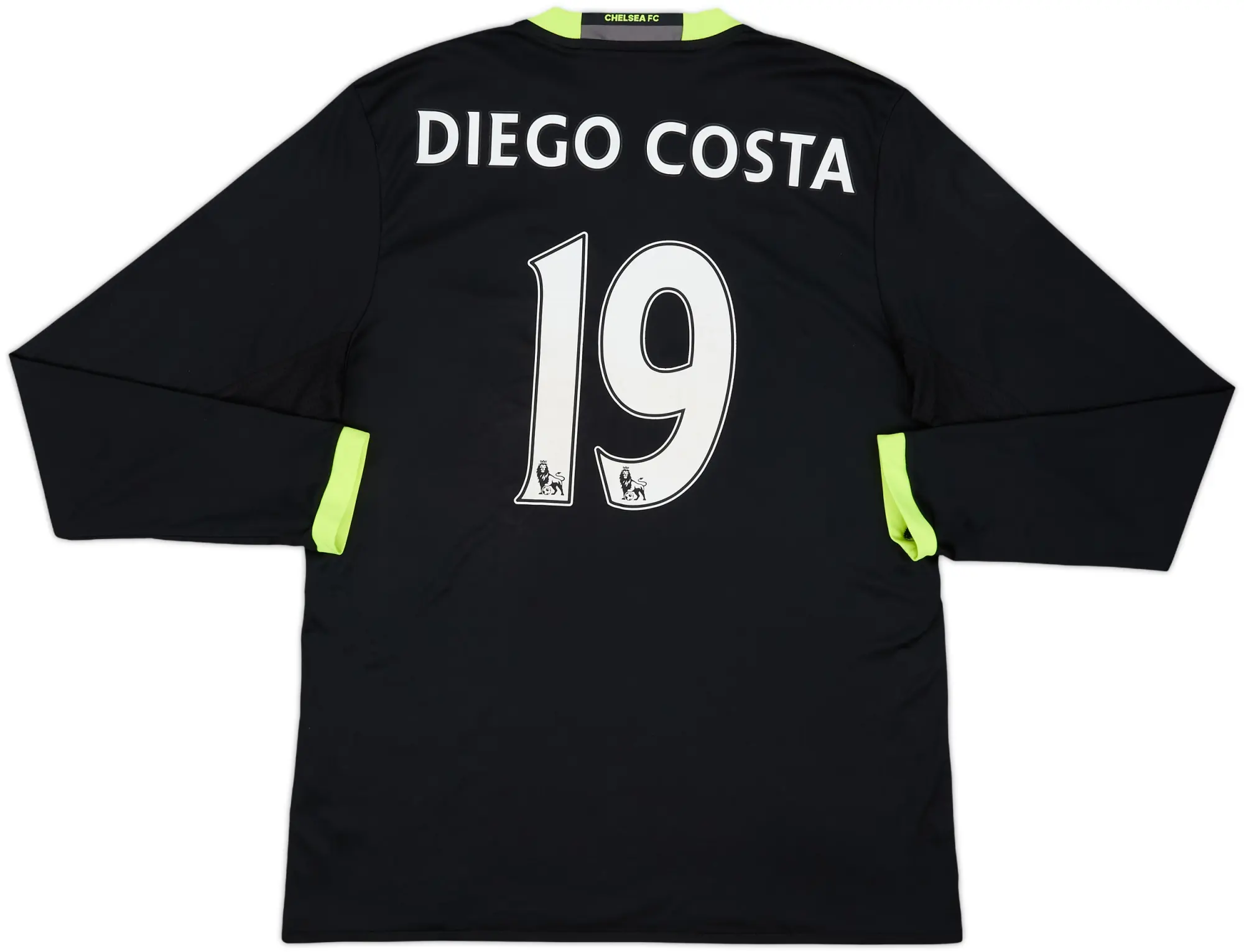 2016-17 Chelsea Away L/S Shirt Diego Costa #19 - 8/10 - (L)