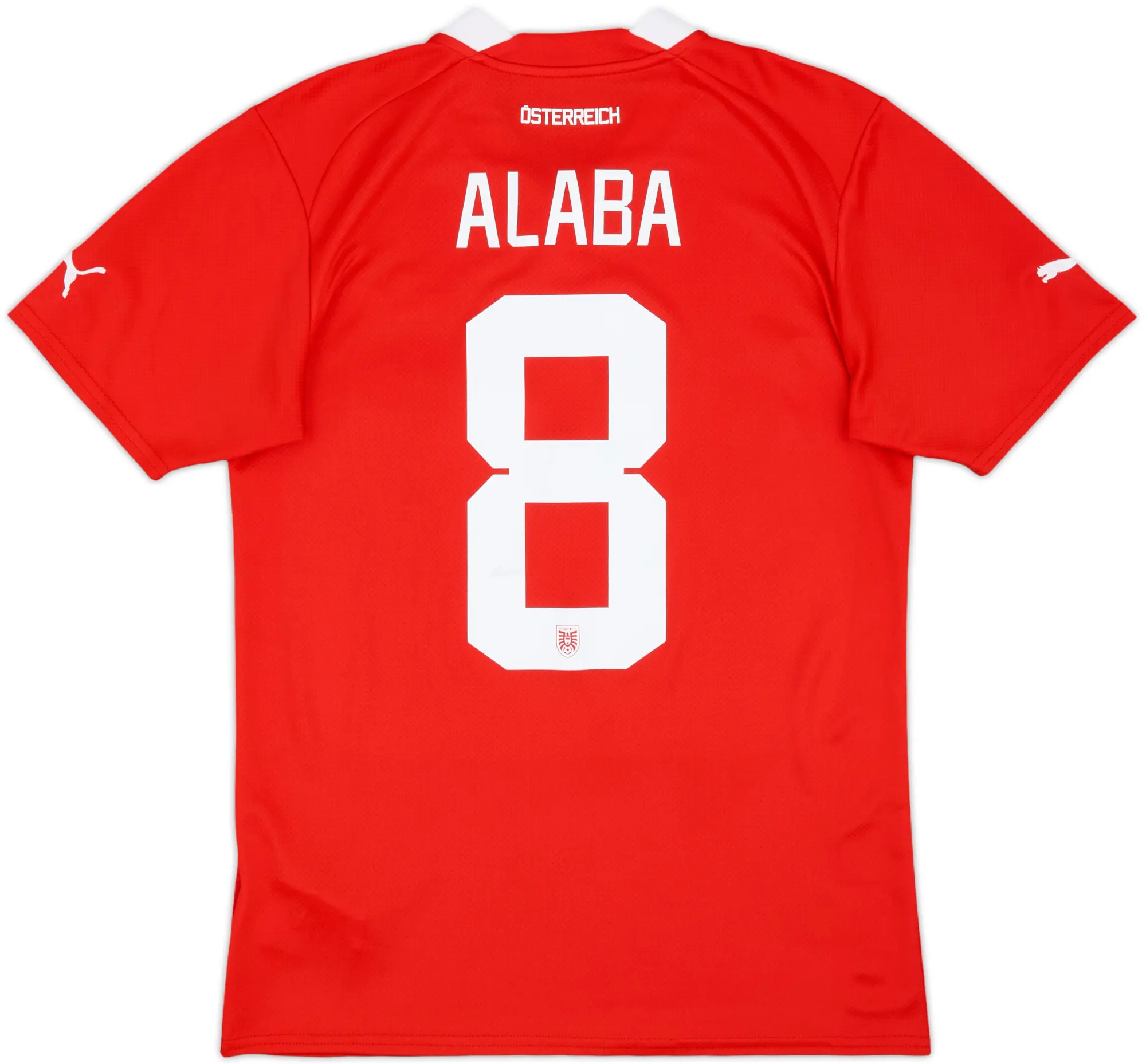 2022-23 Austria Home Shirt Alaba #8 - 8/10 - (S)