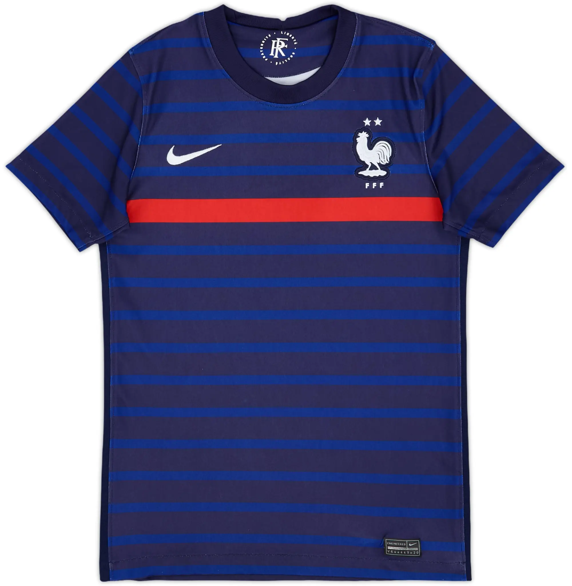 2020-21 France Home Shirt - 9/10 - (L.Boys)