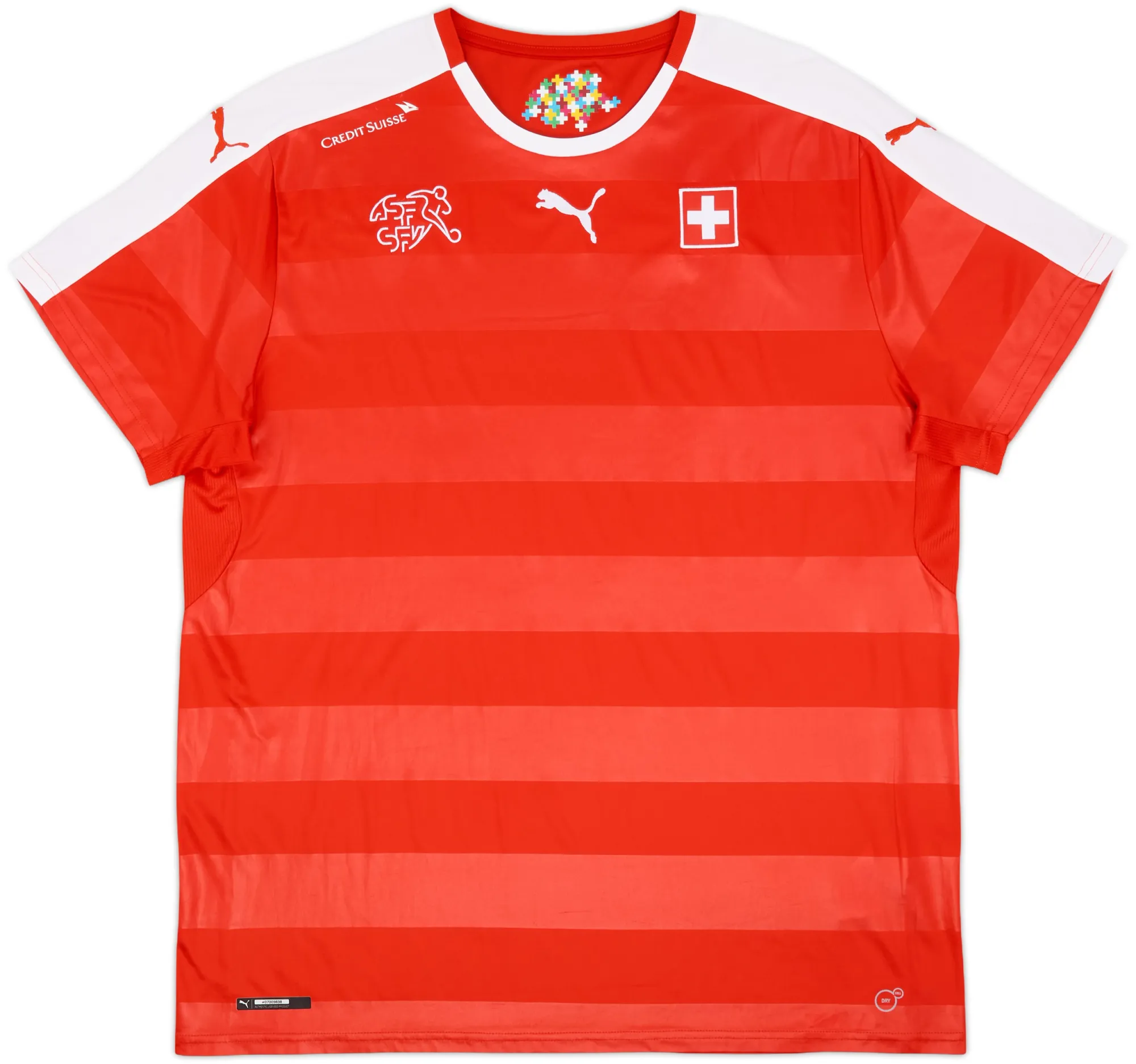 Puma Switzerland Mens SS Home Shirt 2016