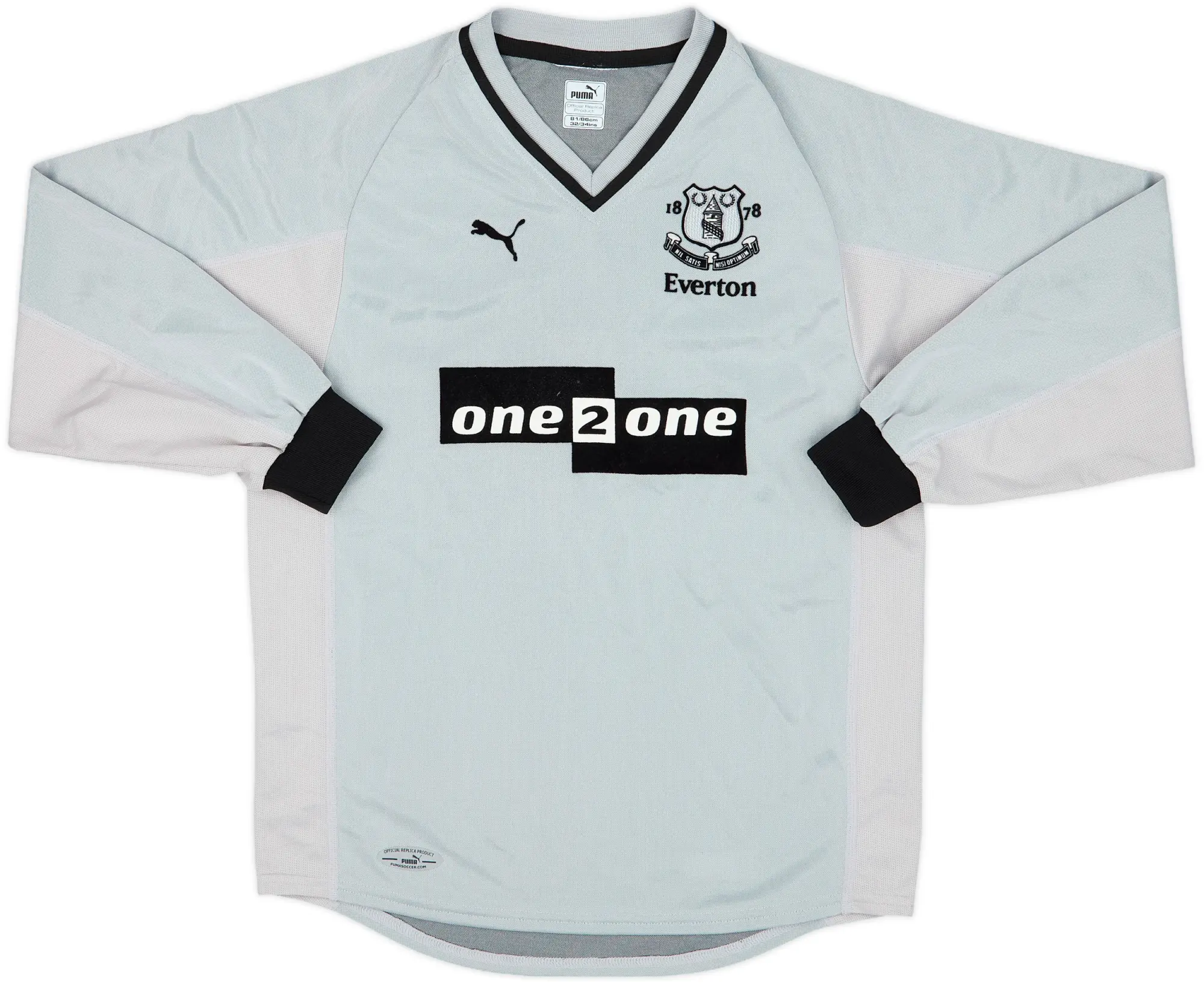 2001-02 Everton Away L/S Shirt - 6/10 - (L.Boys)