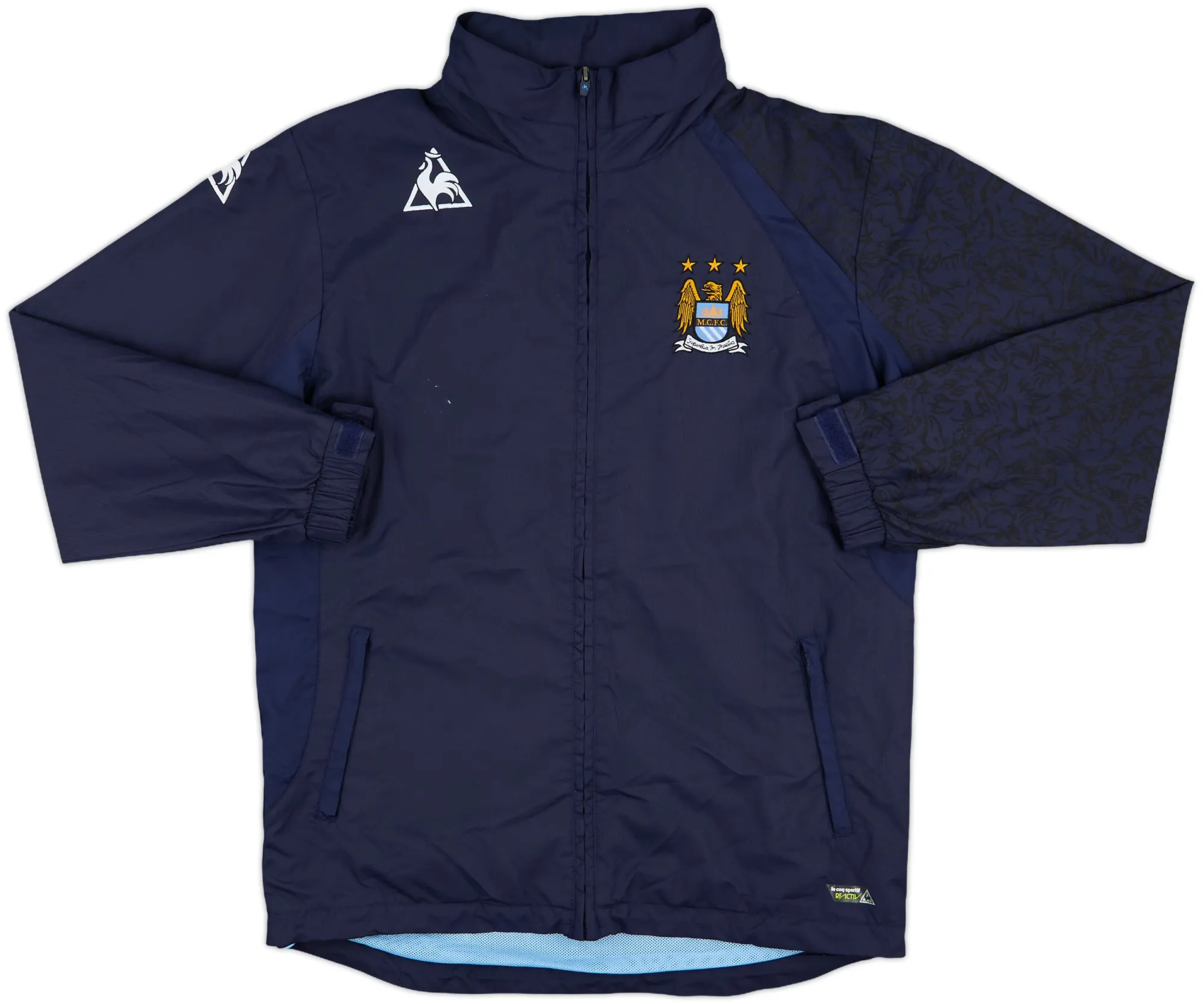 2007-09 Manchester City Le Coq Sportif Hooded Rain Jacket - 10/10 - (M)