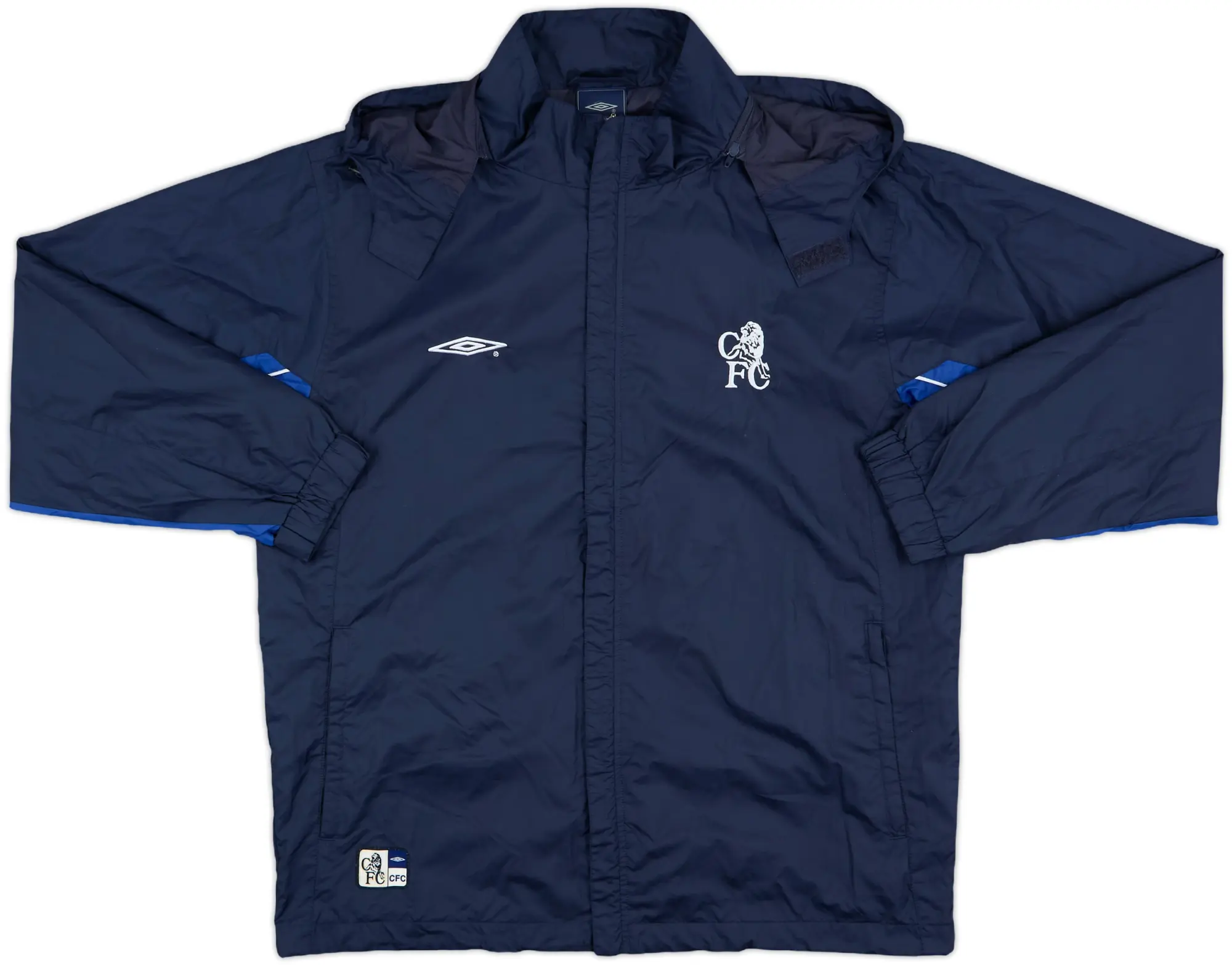 2002-03 Chelsea Umbro Hooded Rain Jacket - 8/10 - (S)