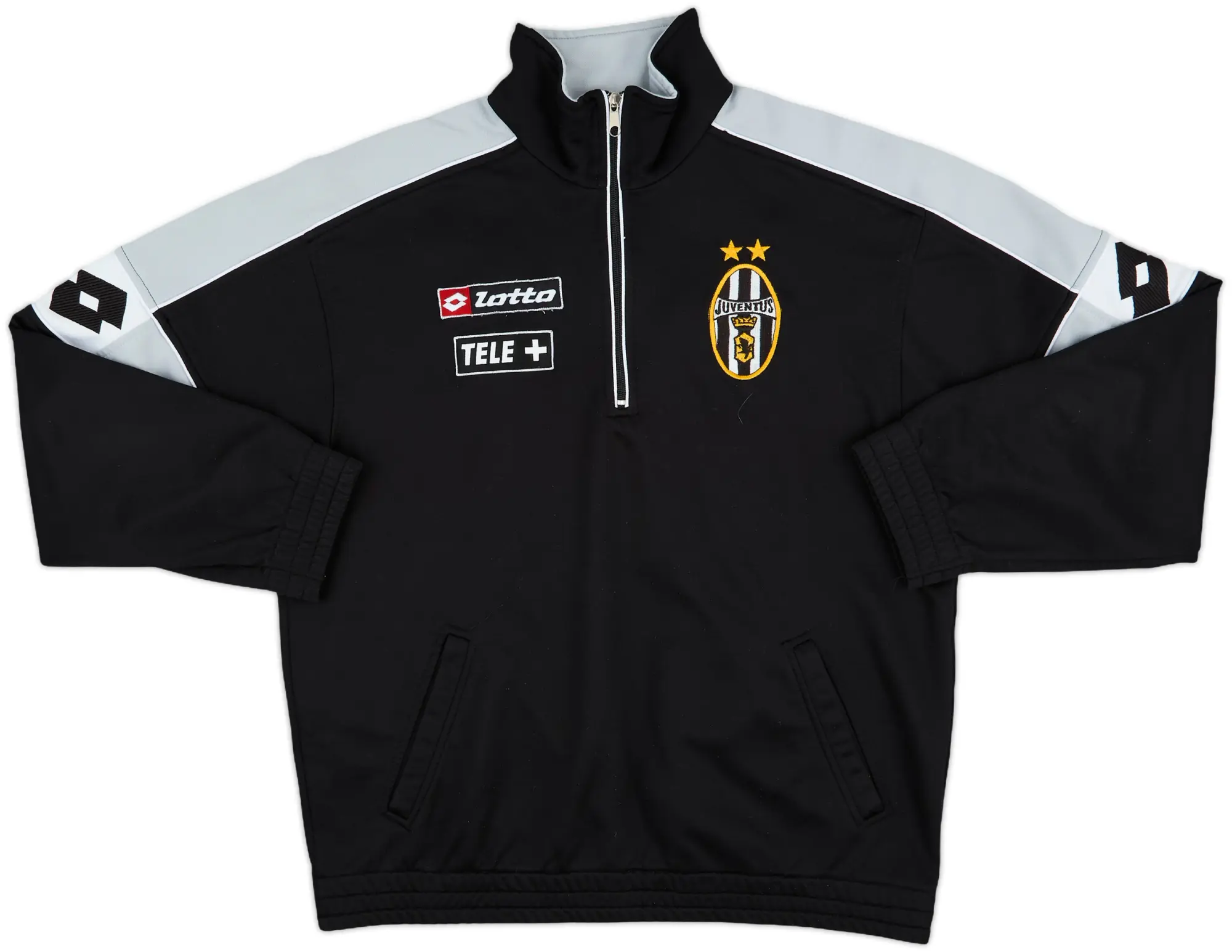 2000-01 Juventus Lotto 1/4 Zip Drill Top - 8/10 - (XL)