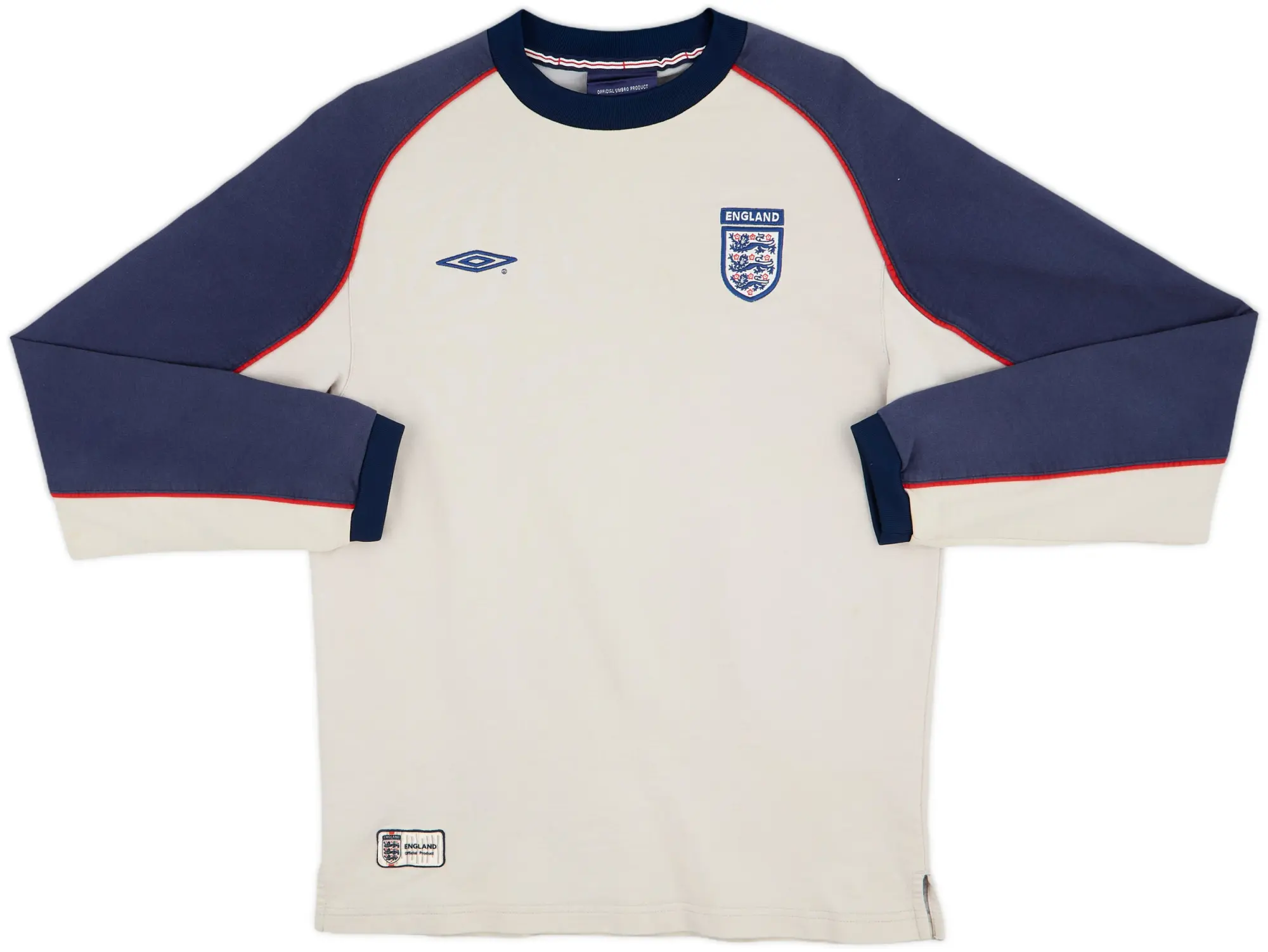 2002-04 England Umbro Sweat Top - 5/10 - (M)