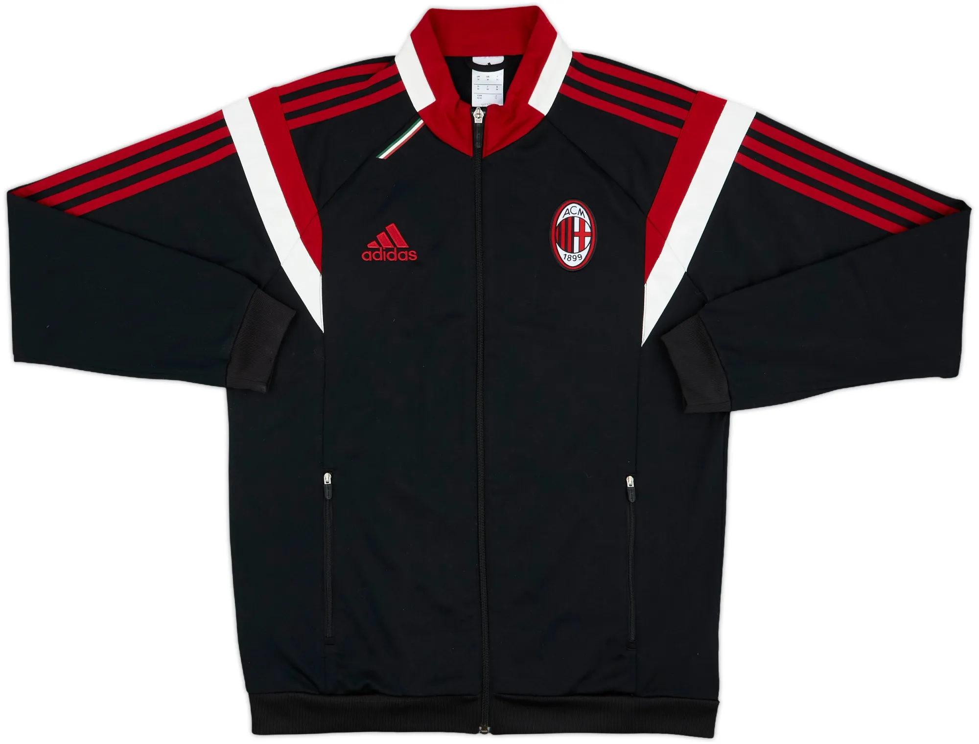 2014-15 AC Milan adidas Track Jacket - 8/10 - (M)