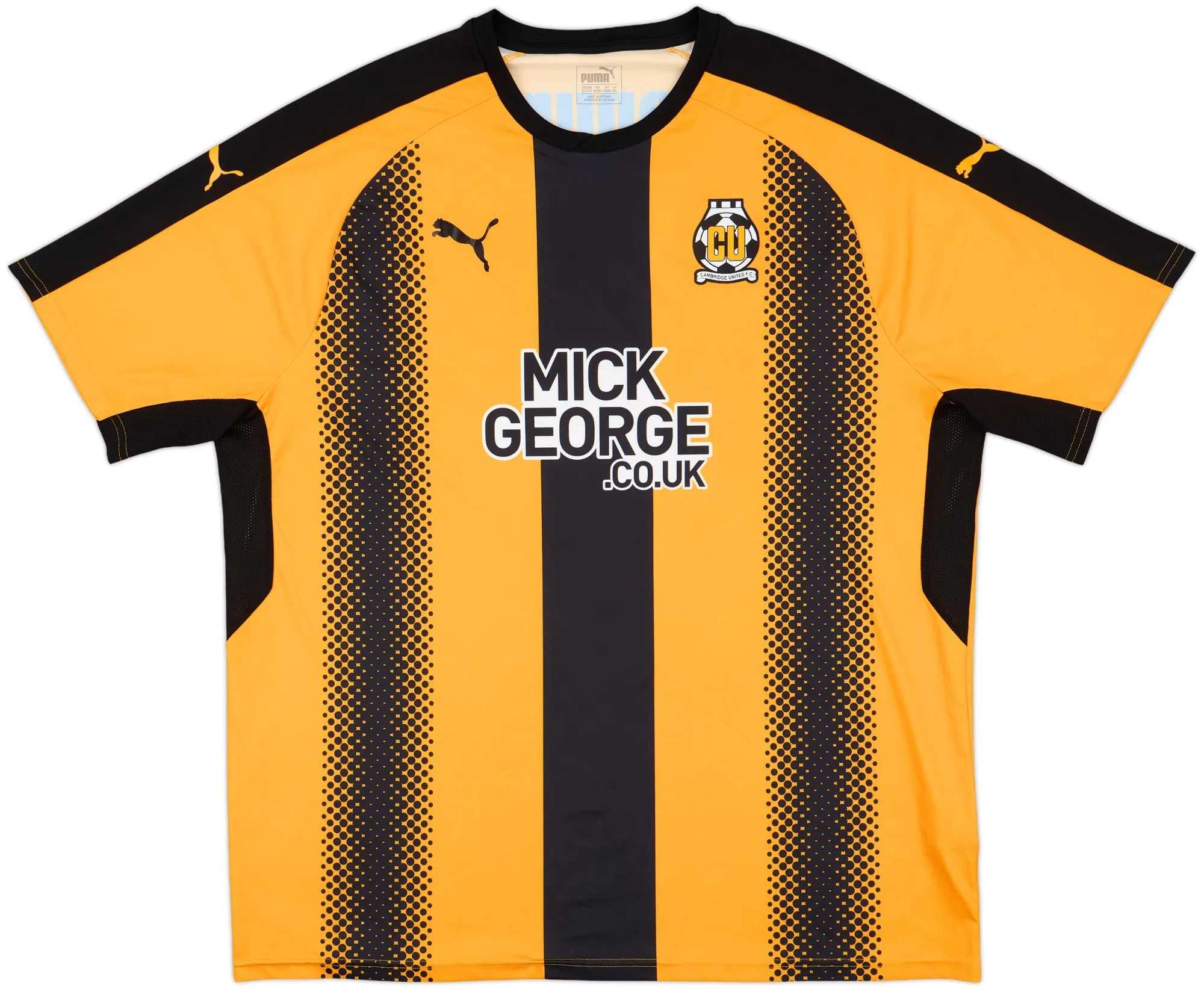 Puma Cambridge United Mens SS Home Shirt 2017/18