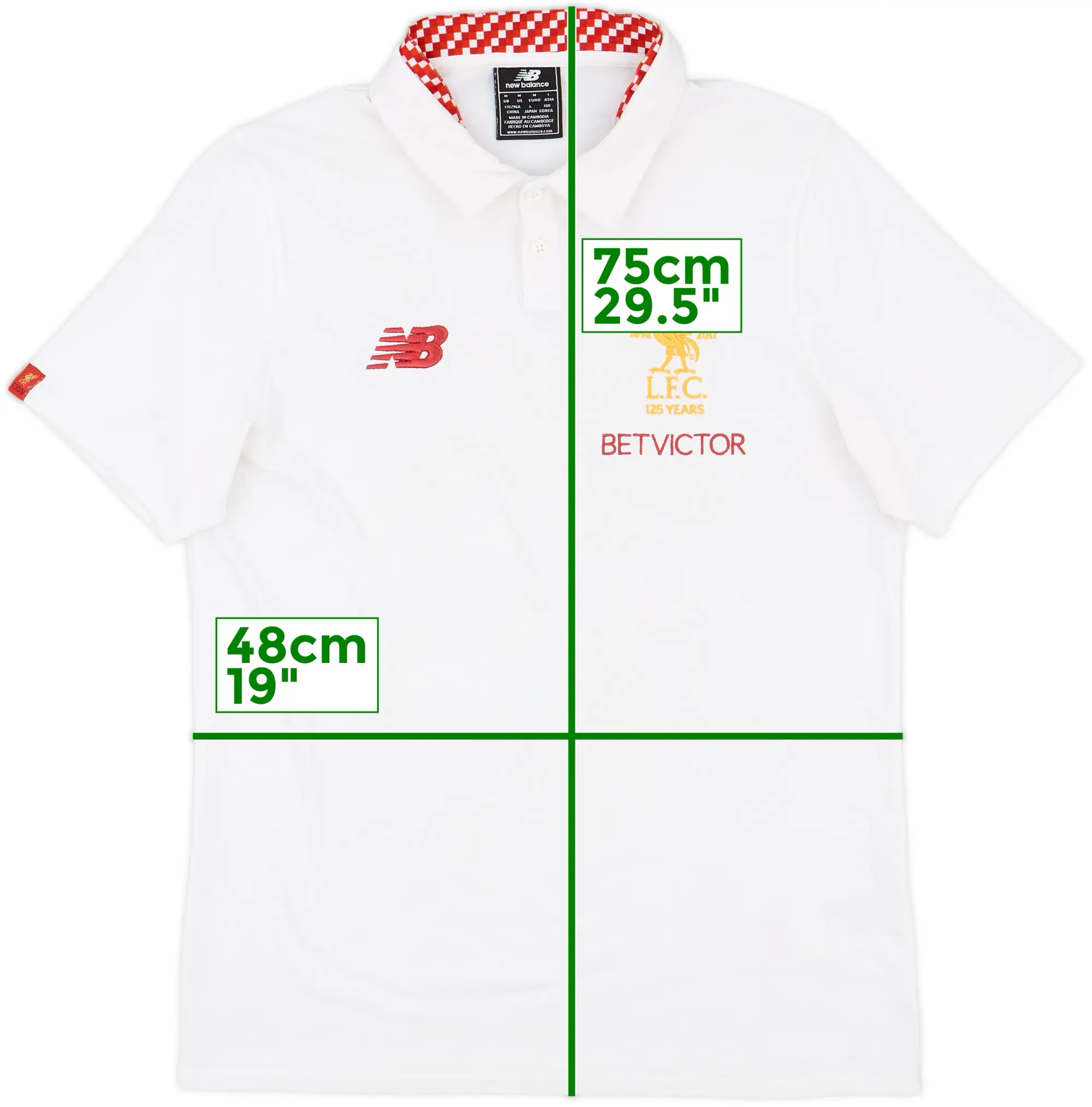 2017-18 Liverpool New Balance Polo Shirt - 9/10 - (M)
