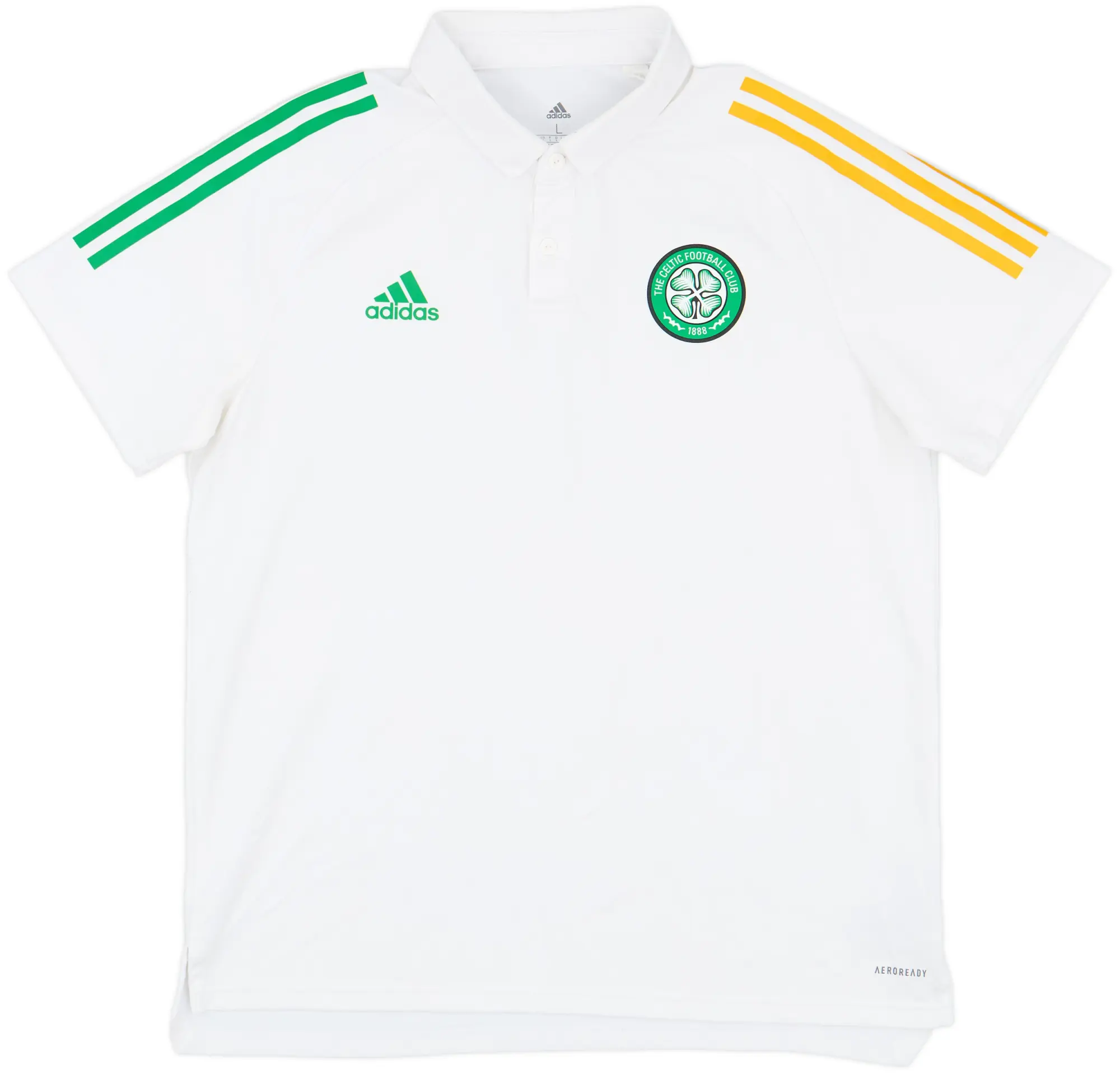 2020-21 Celtic adidas Polo Shirt - 9/10 - (L)