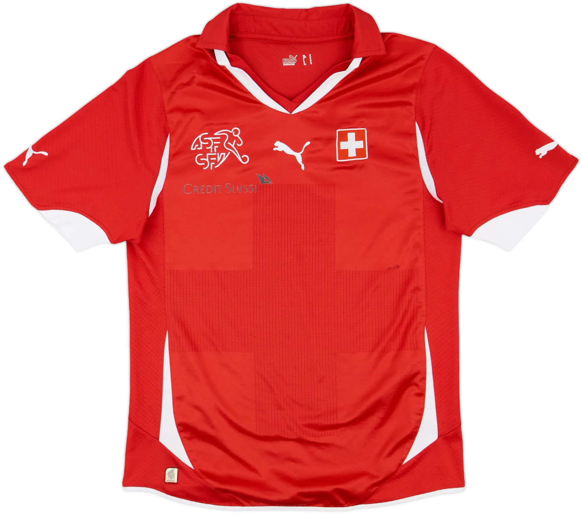 Puma Switzerland Mens SS Home Shirt 2010