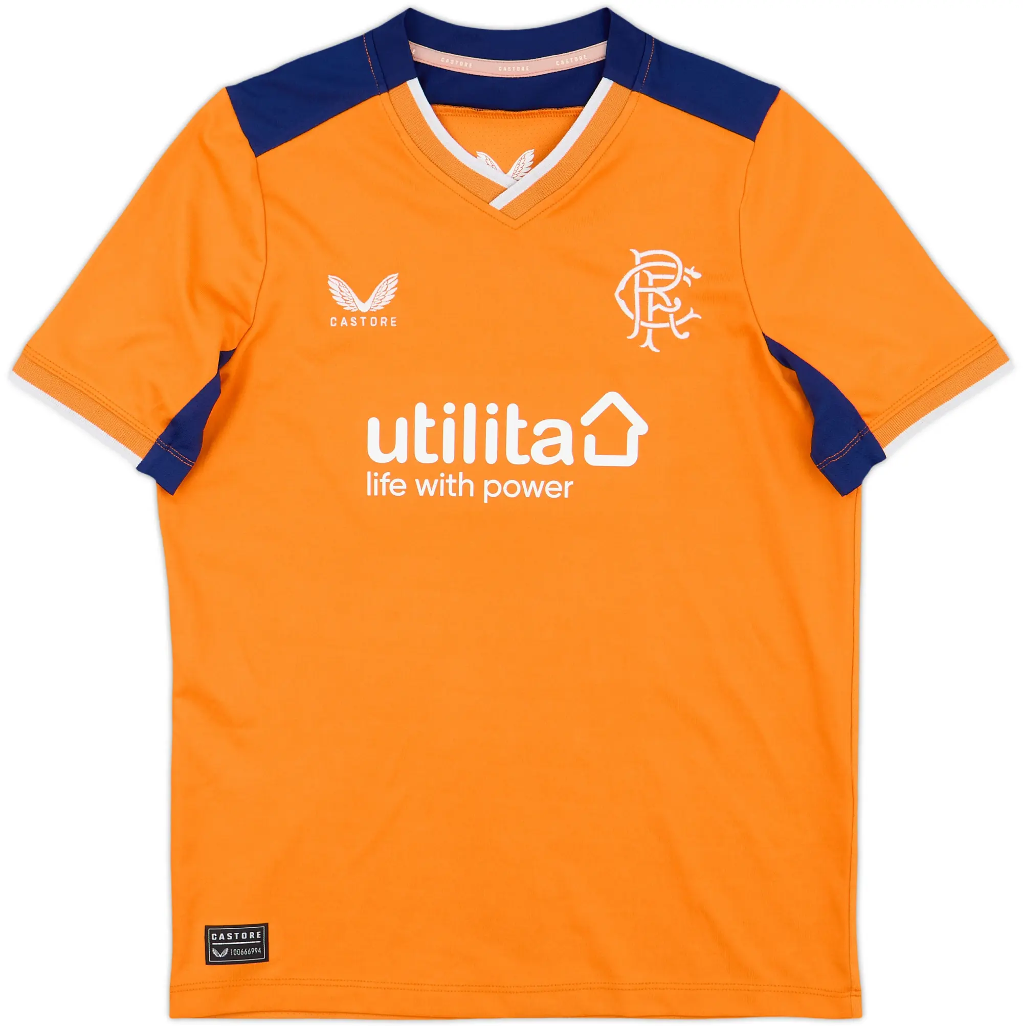 Castore Rangers Boys SS Third Shirt 2022/23