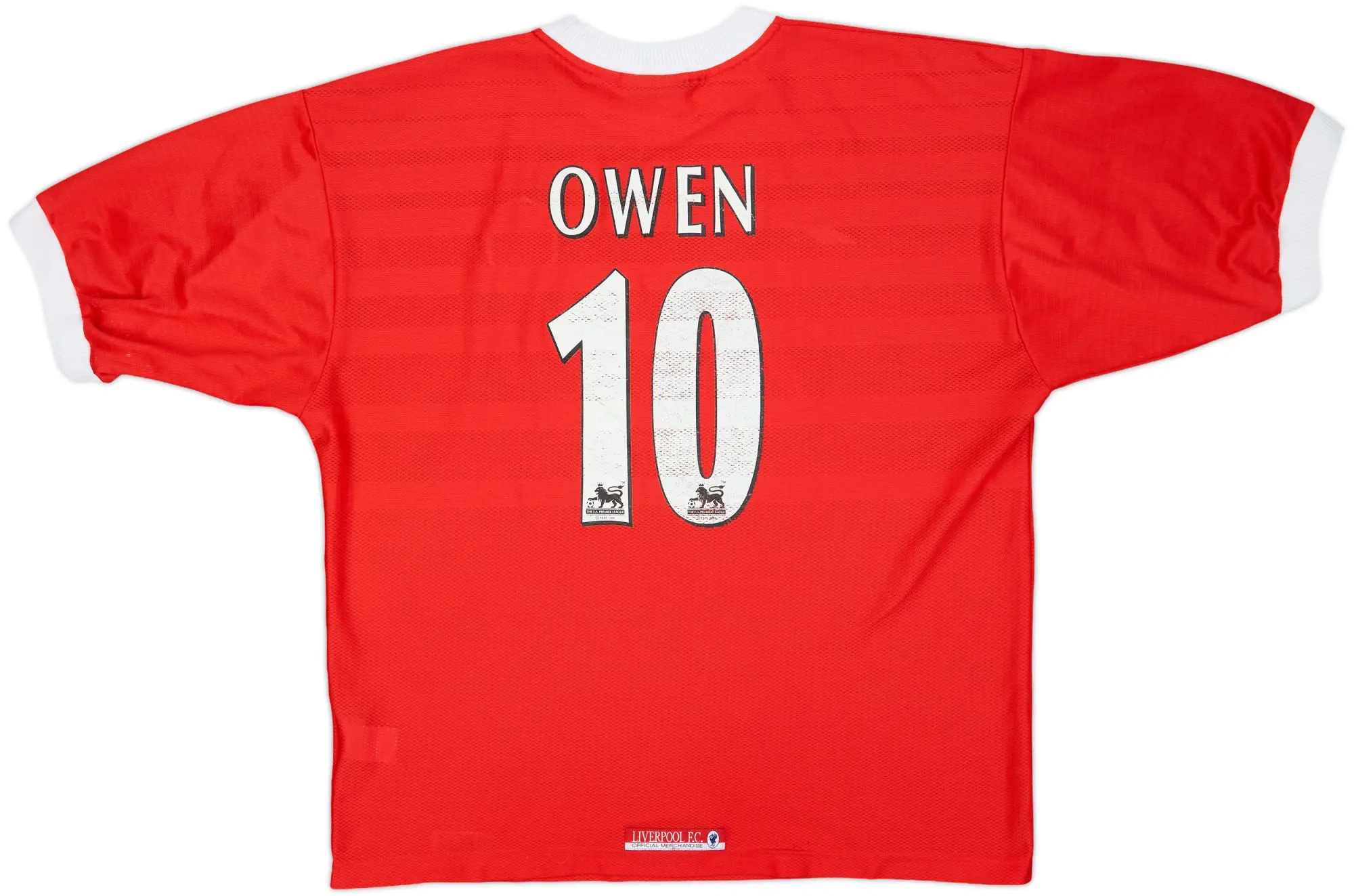 1998-00 Liverpool Home Shirt Owen #10 - 6/10 - (XL)