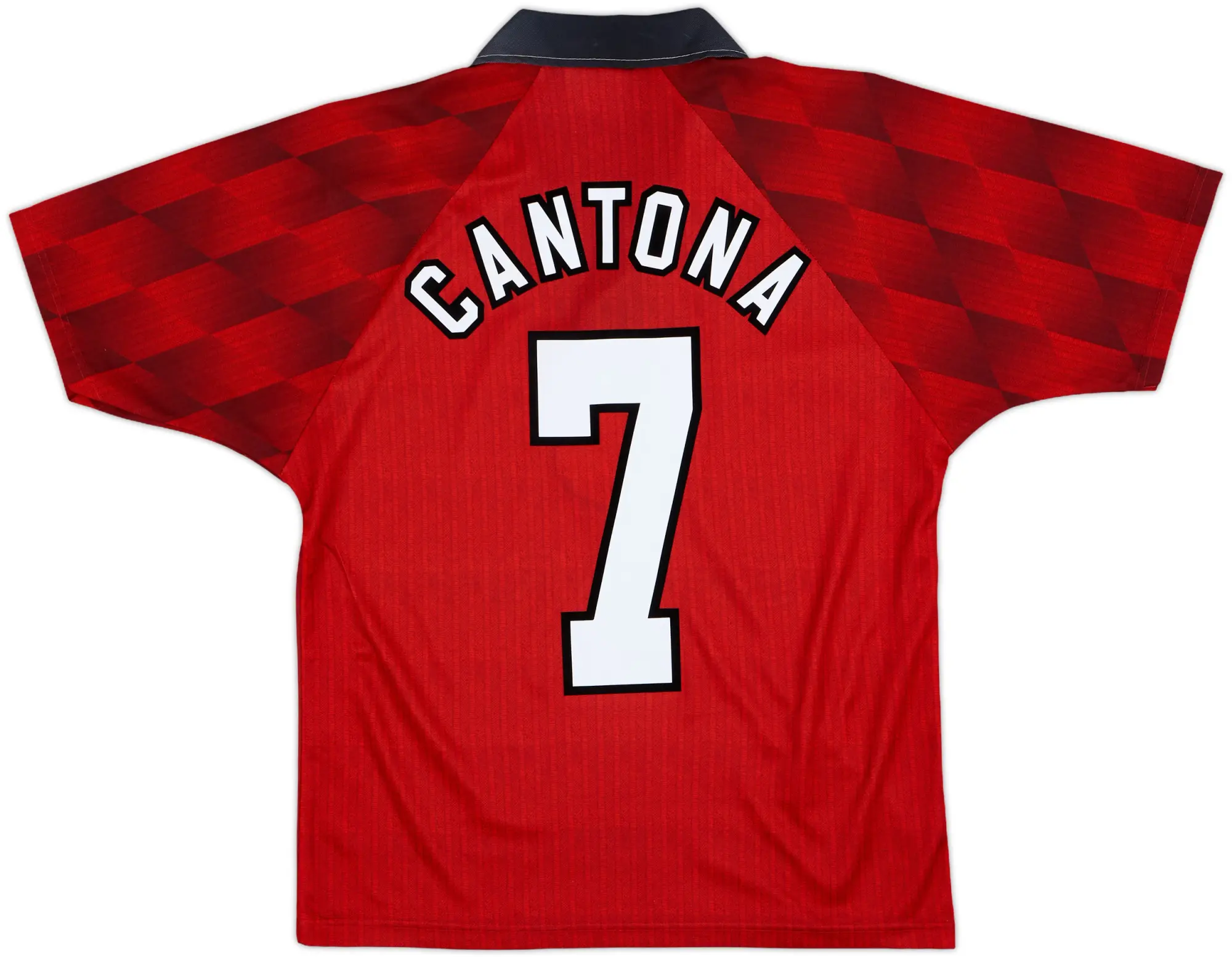 1996-98 Manchester United Home Shirt Cantona #7 - 9/10 - (Y)