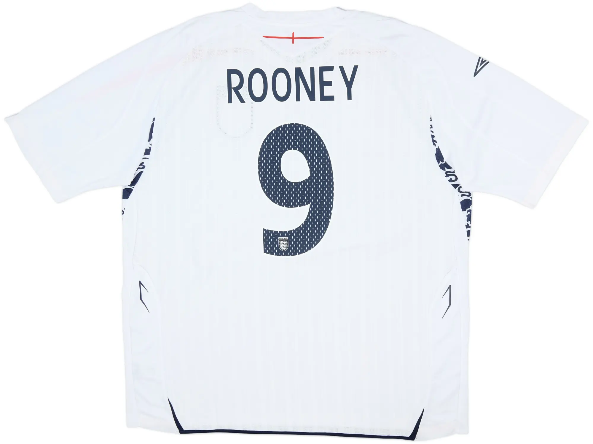 2007-09 England Home Shirt Rooney #9 - 7/10 - (3XL)