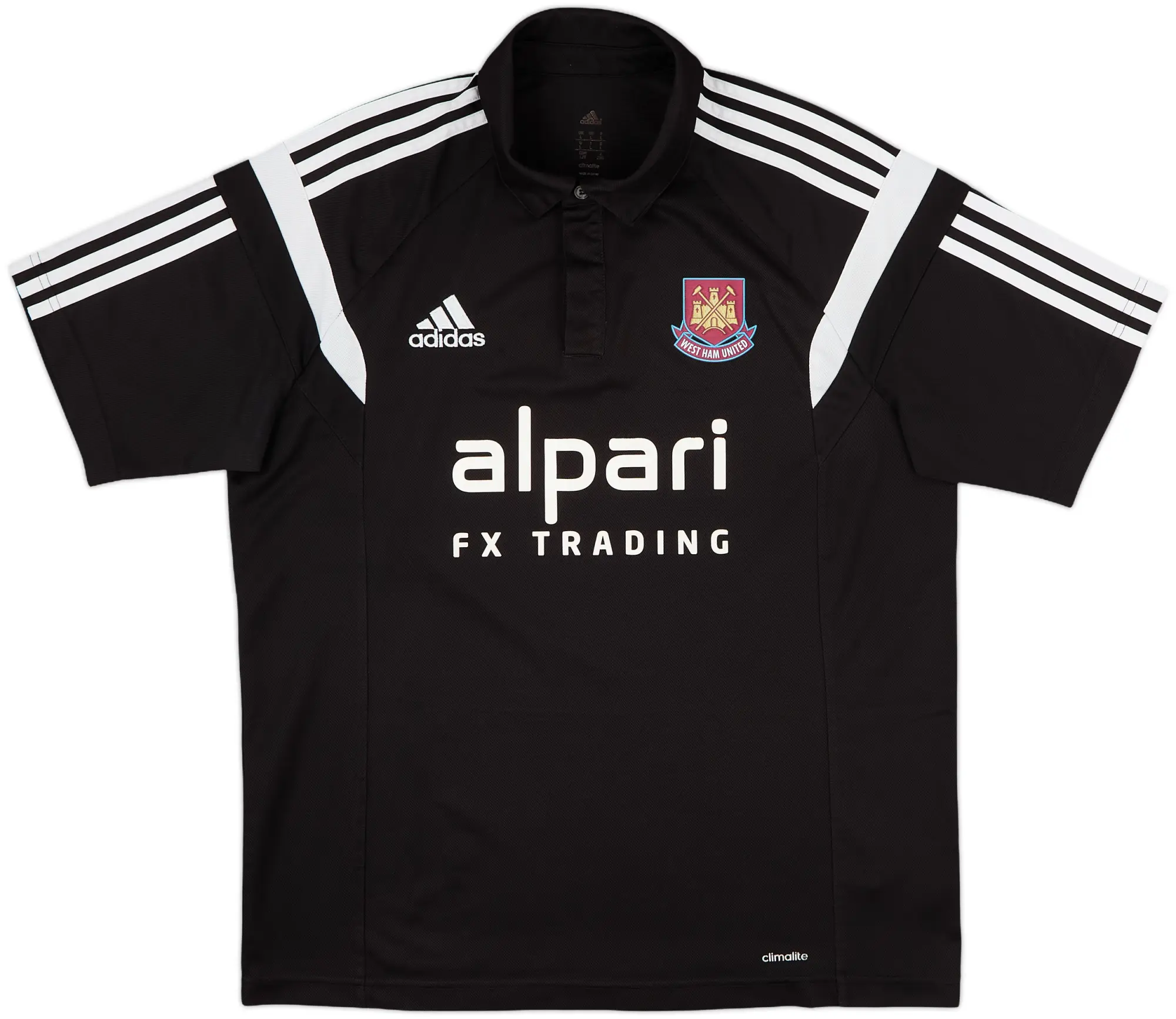 2014-15 West Ham United adidas Polo Shirt - 8/10 - (L)