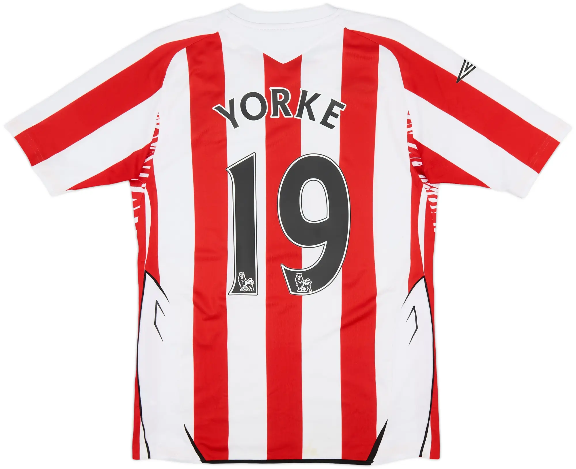 2007-08 Sunderland Home Shirt Yorke #19 - 6/10 - (S)
