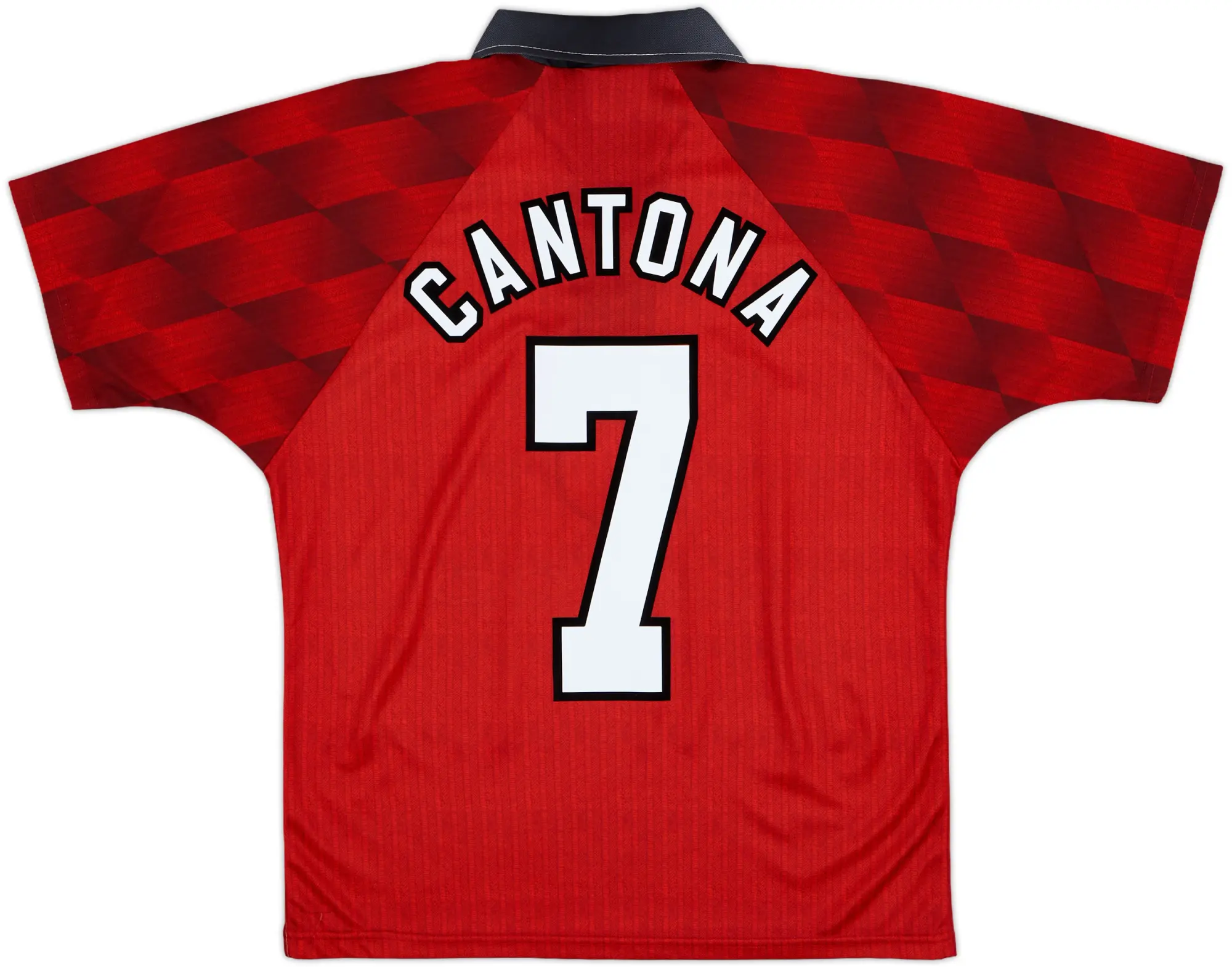 1996-98 Manchester United Home Shirt Cantona #7 - 9/10 - (Y)