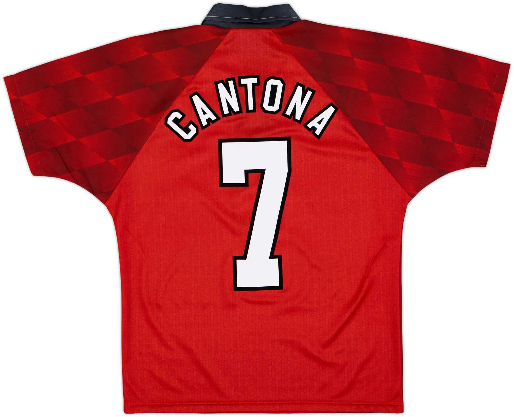 1996-98 Manchester United Home Shirt Cantona #7 - 9/10 - (Y)