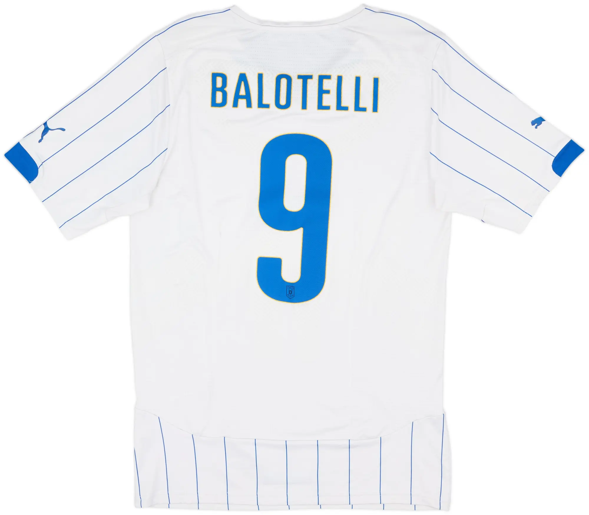 2014-15 Italy Player Issue Away Shirt Balotelli #9 - 8/10 - (XXL)