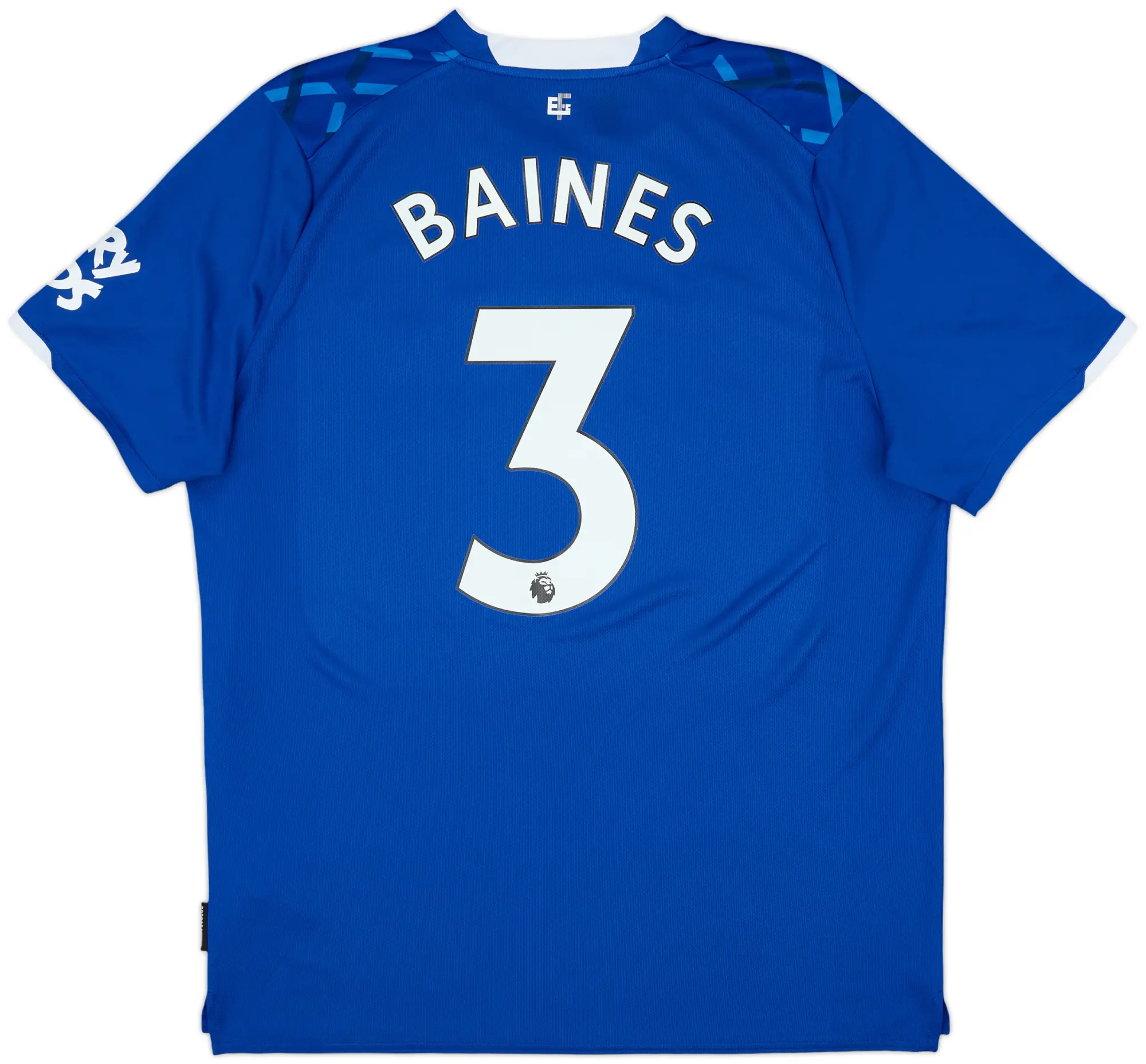 2019-20 Everton Home Shirt Baines #3 - 8/10 - (XL)
