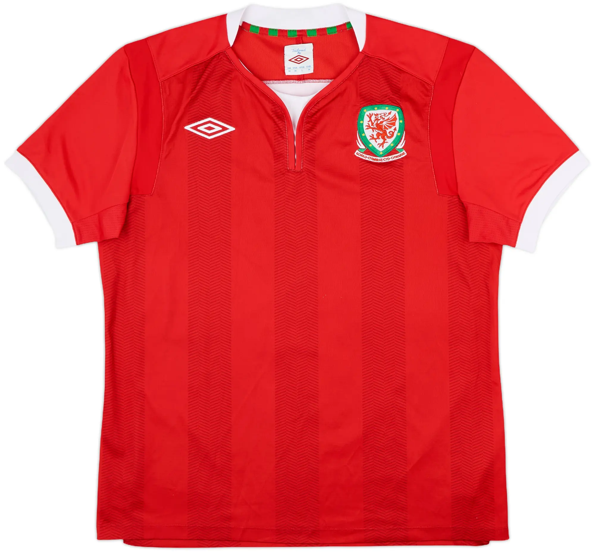 2011-12 Wales Home Shirt - 9/10 - (M)