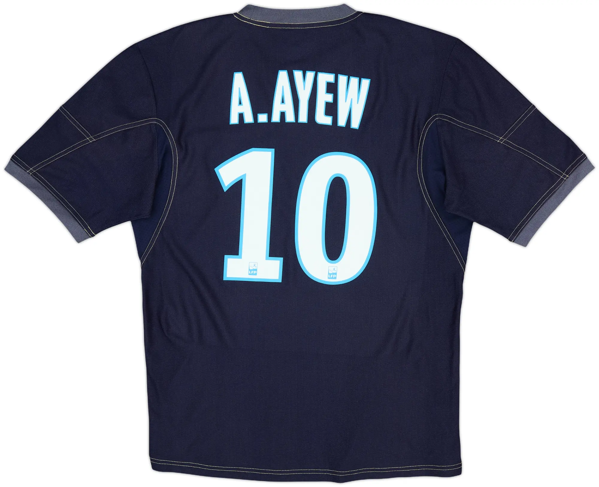 2013-14 Olympique Marseille Away Shirt A.Ayew #10 - 8/10 - (M)