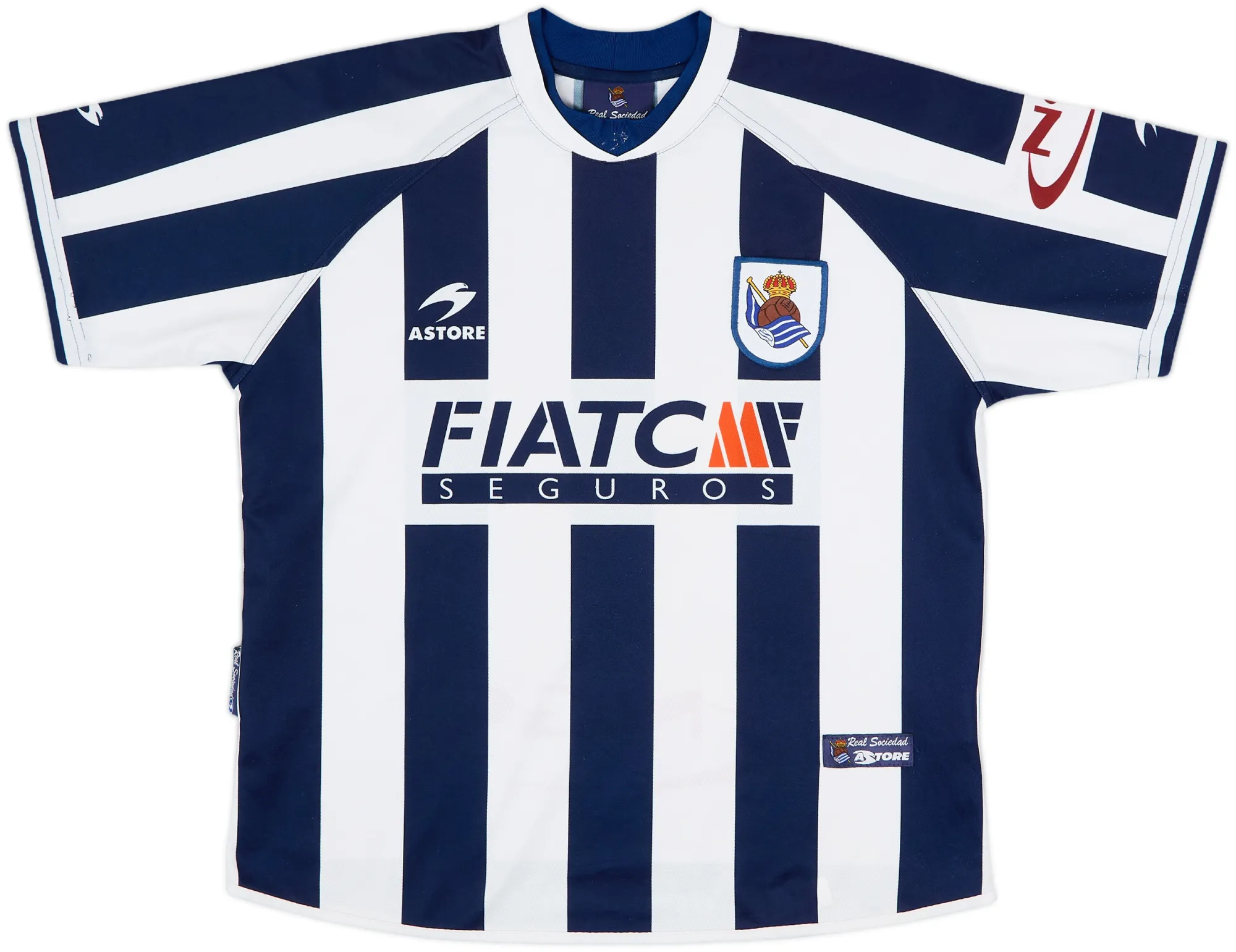 Astore Real Sociedad Mens SS Home Shirt 2004/06