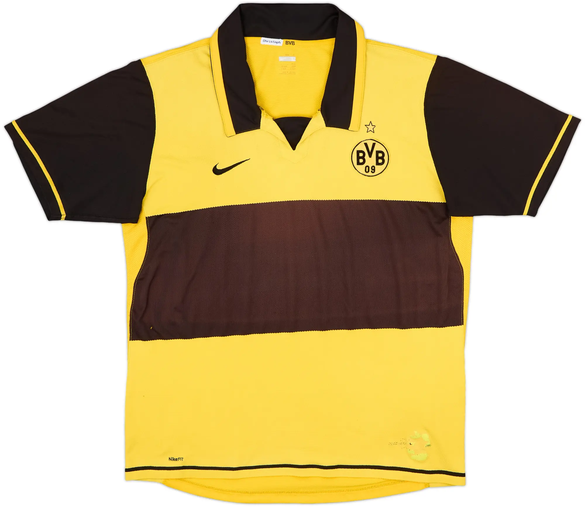 2007-08 Borussia Dortmund Home Shirt - 4/10 - (L)