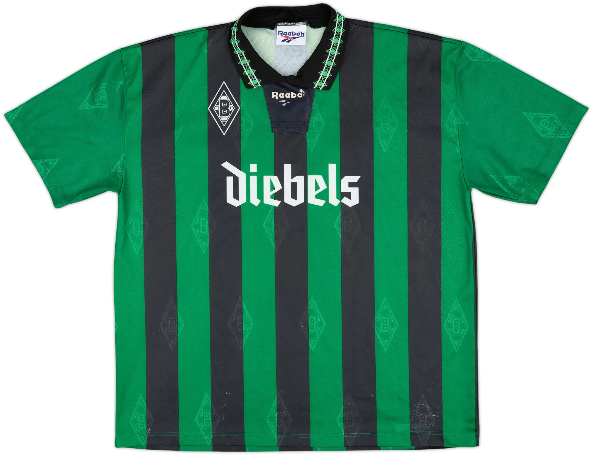 Reebok Borussia Monchengladbach Mens SS Away Shirt 1995/96