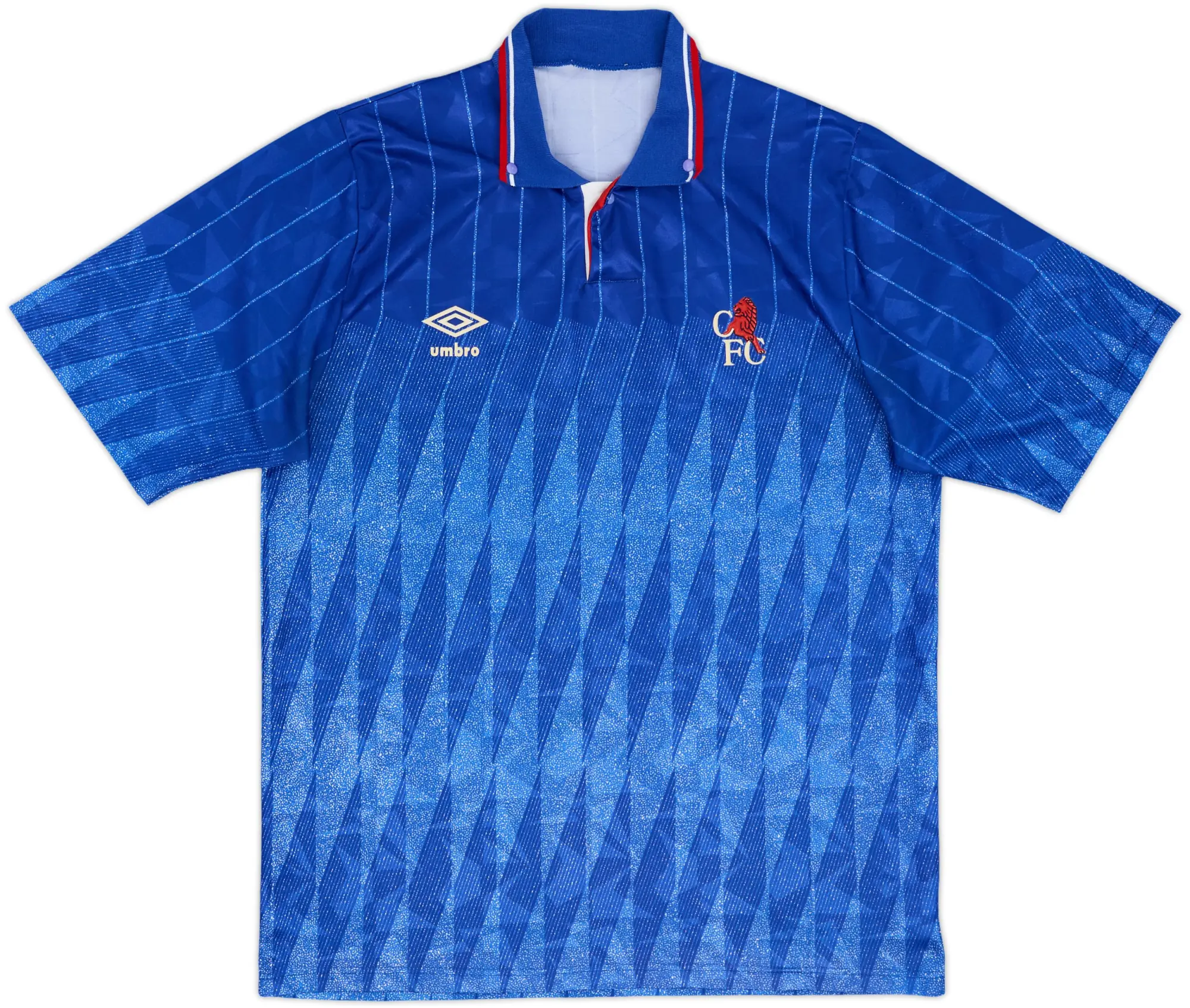 1989-91 Chelsea Home Shirt - 7/10 - (L)