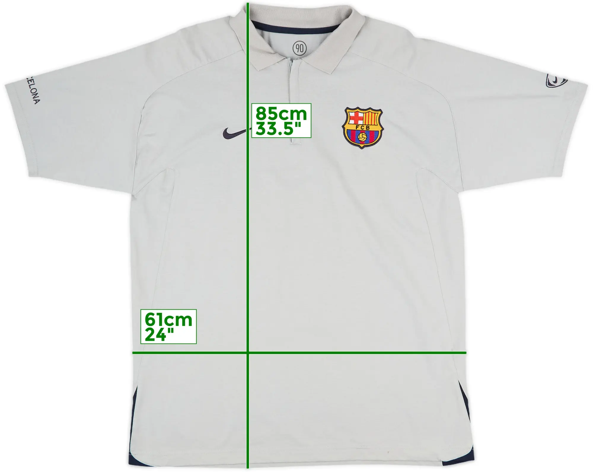 Nike Barcelona Mens SS Home Shirt 2005/06