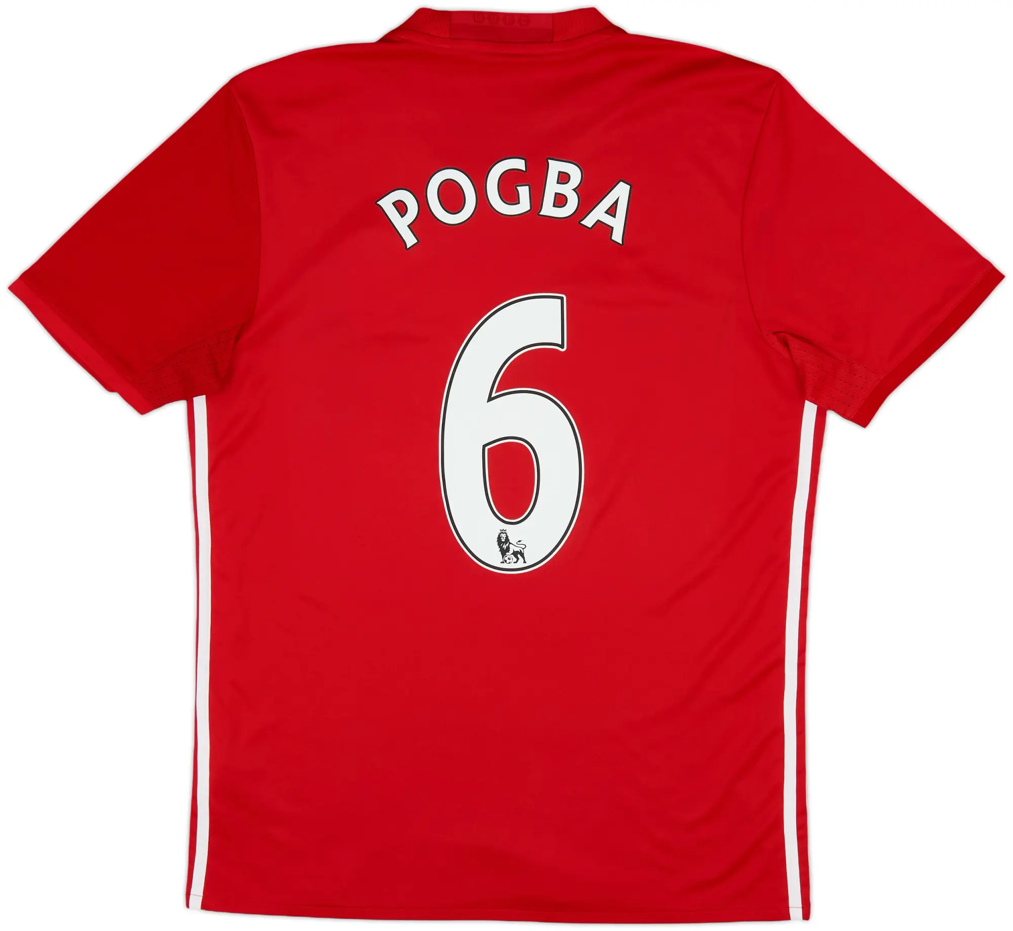 2016-17 Manchester United Home Shirt Pogba #6 - 9/10 - (M)