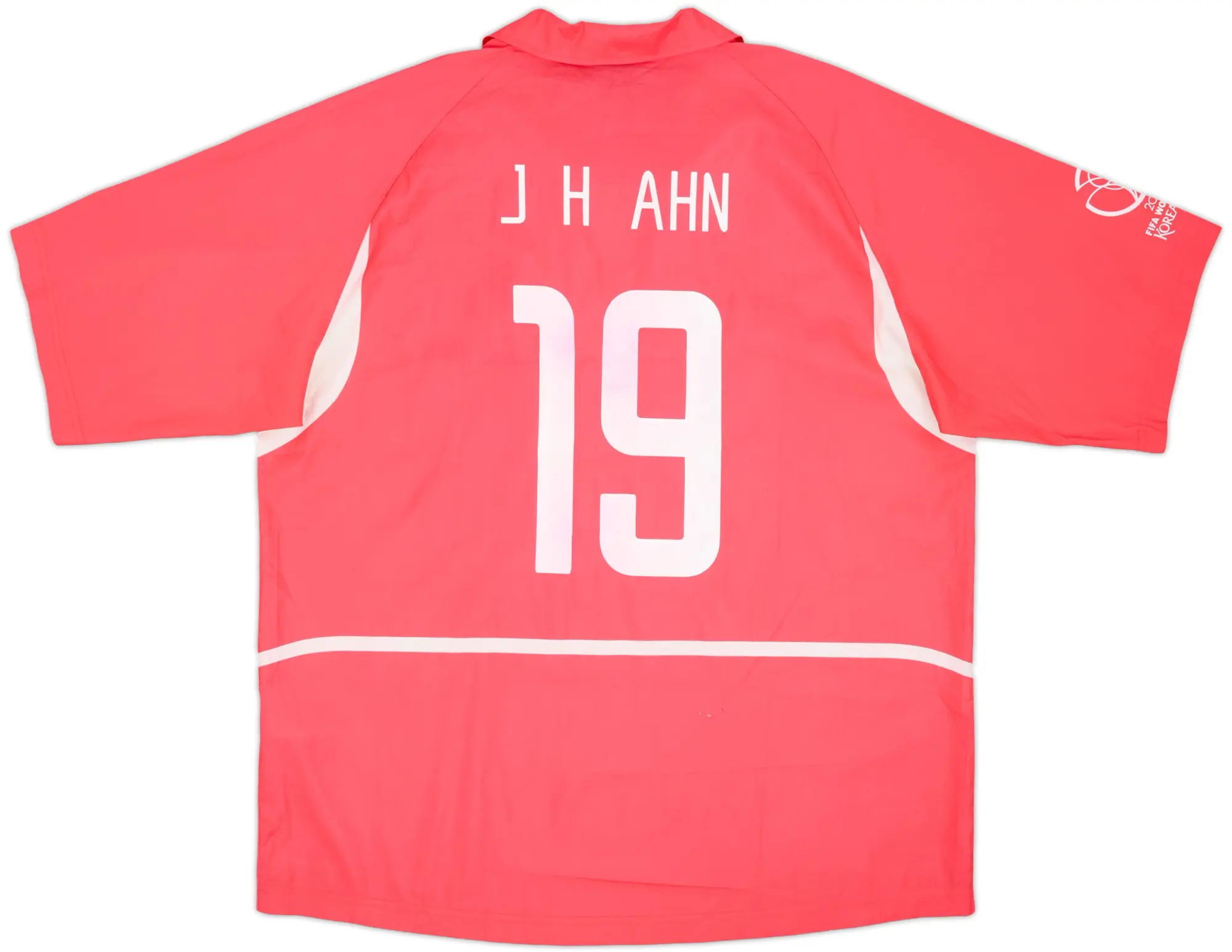 2002-03 South Korea Home Shirt J H Ahn #19 - 5/10 - (XL)