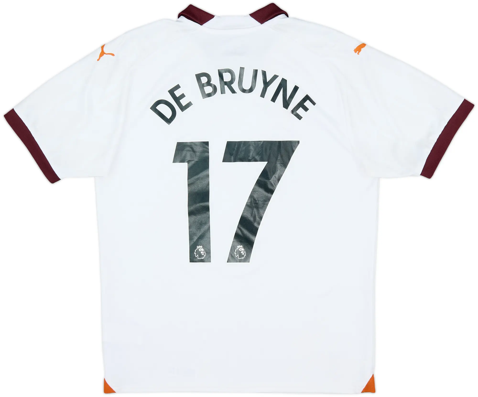 2023-24 Manchester City Away Shirt De Bruyne #17 - 7/10 - (M)