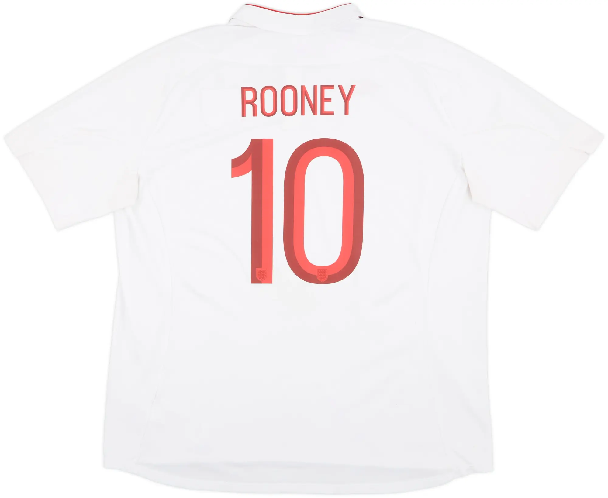 2012-13 England Home Shirt Rooney #10 - 8/10 - (3XL)